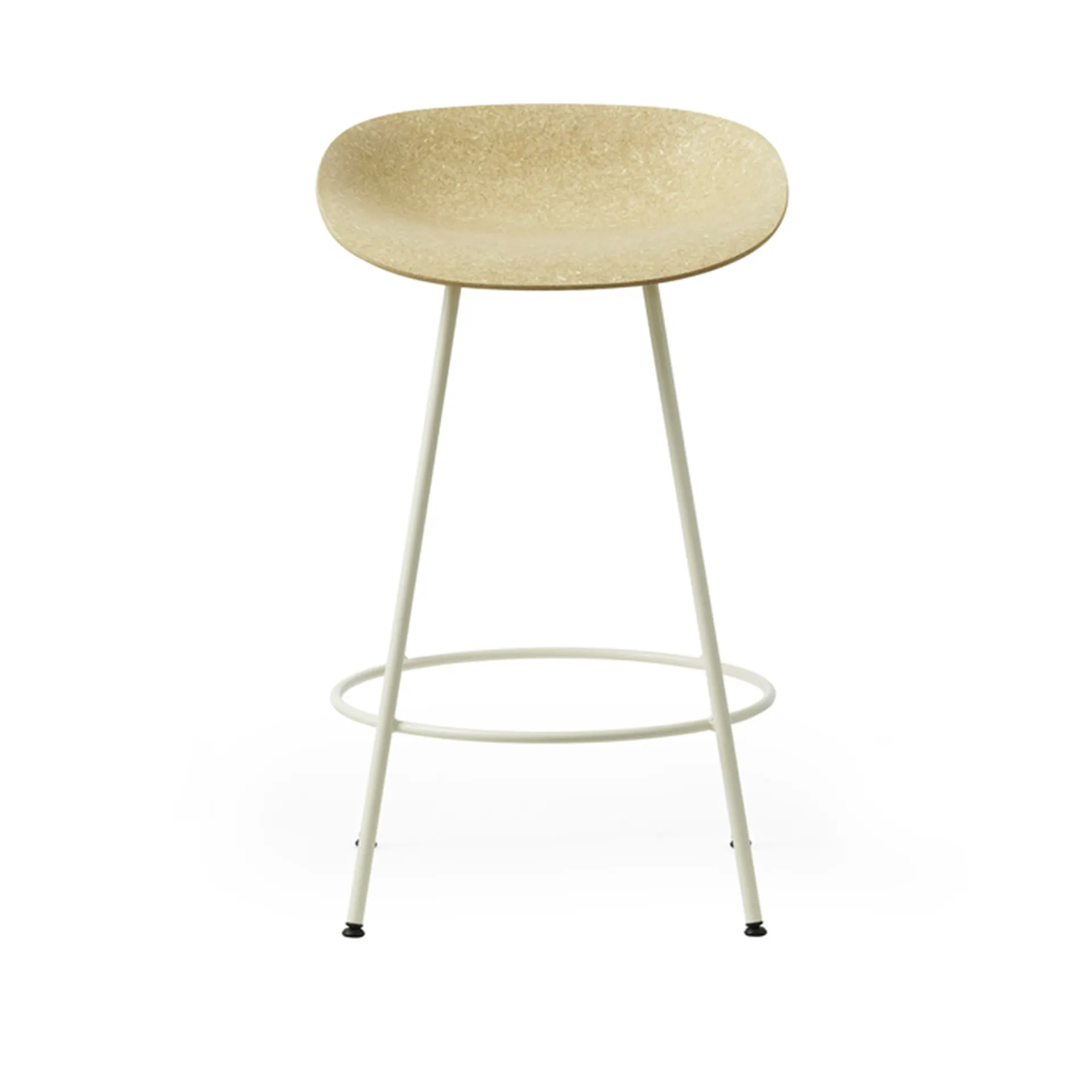 Mat Barstool 65 cm Cream Steel - Normann Copenhagen - NO GA