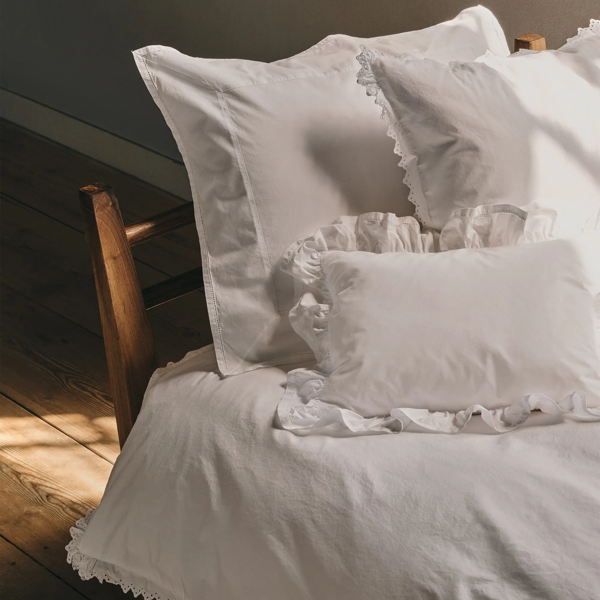 Broderie Anglaise Odette Broken White örngott - 3