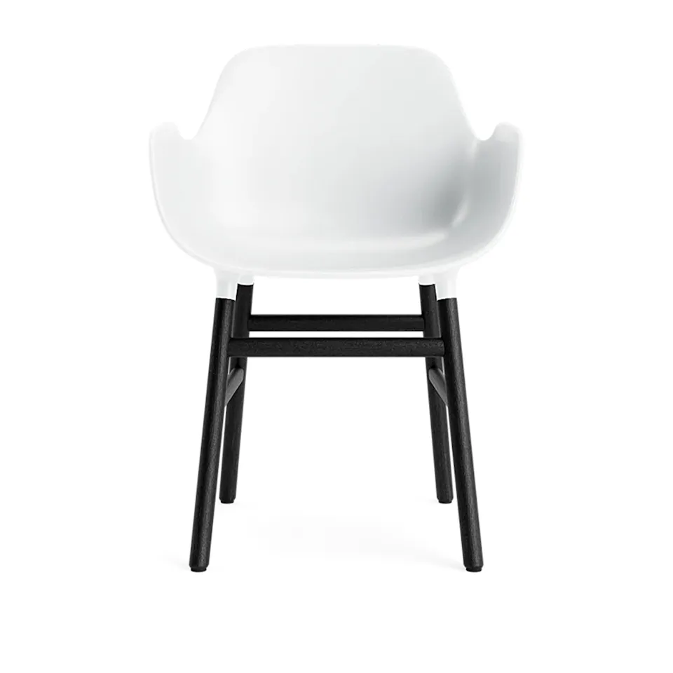 Form Armchair Black Oak