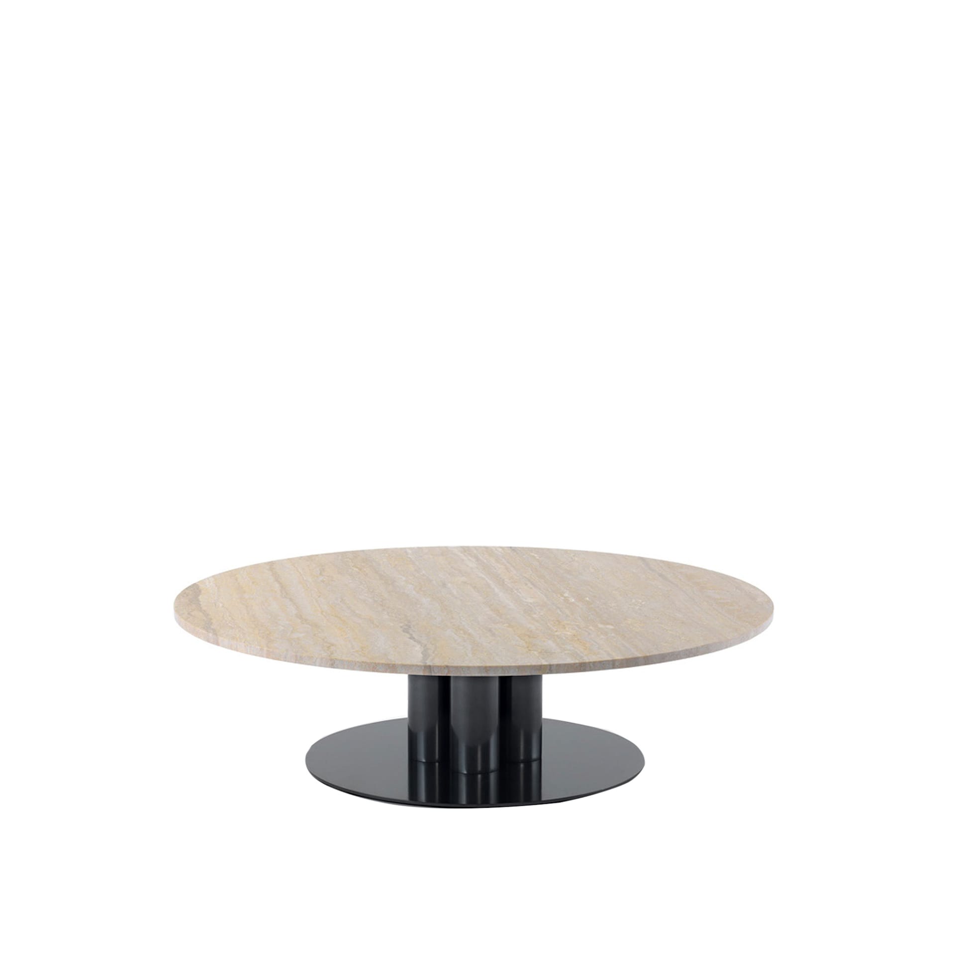 Goya Small Table Ø 120 x 24 cm - Travertino Romano - Arflex - NO GA