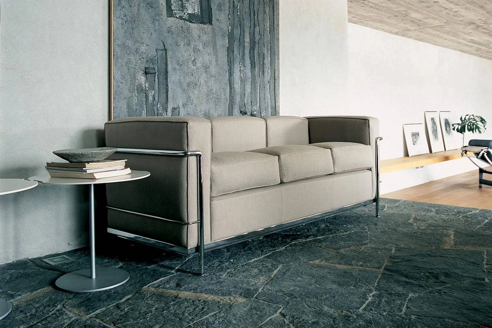 LC2 soffa 3-sits - Cassina - Le Corbusier - NO GA