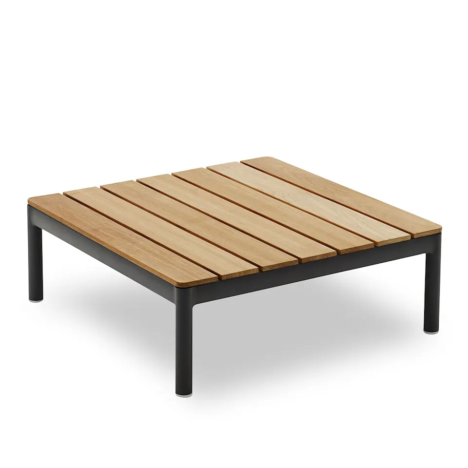 Tradition Table H27, Teak, Aluminum / Dark Grey