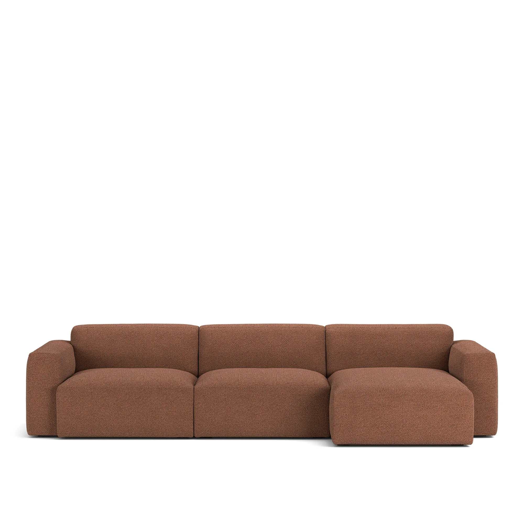 Brick 3-sitssoffa schäslong höger - 1