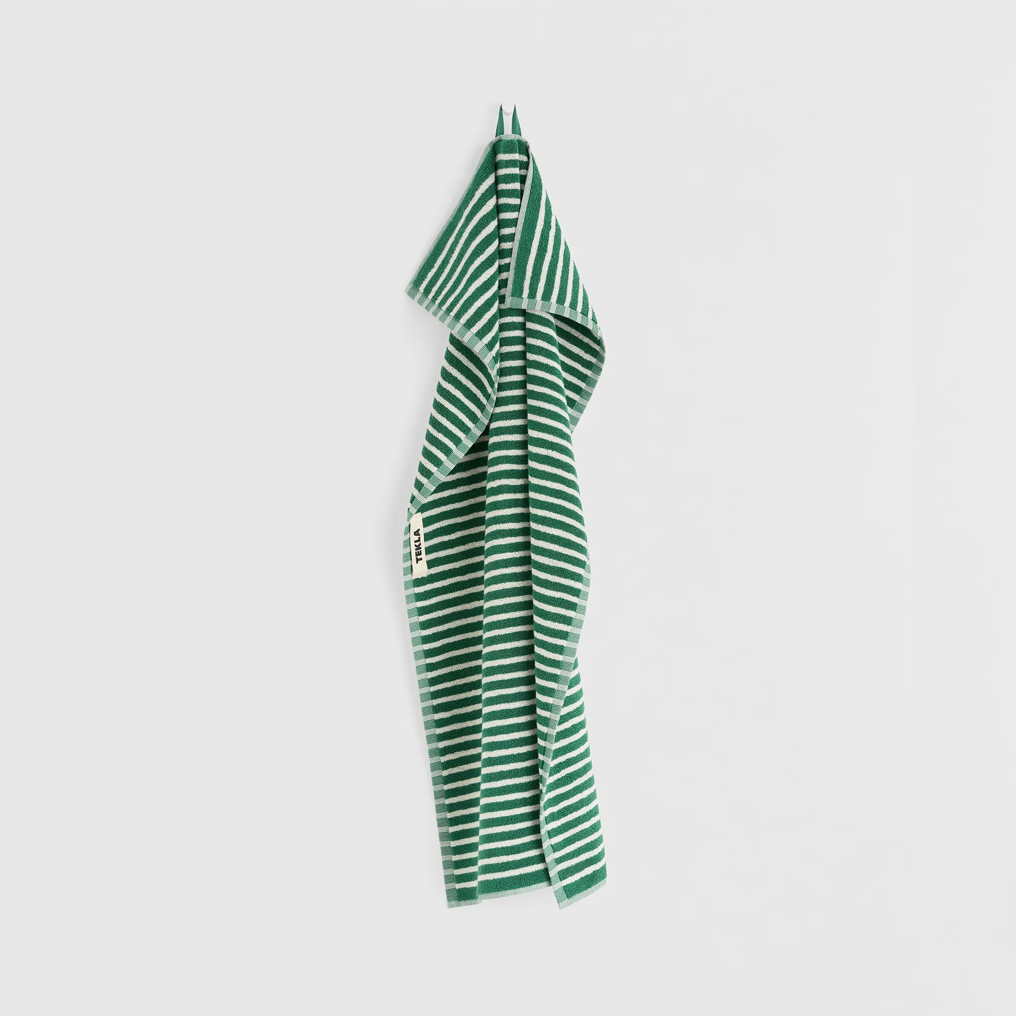 Terry Teal Green Stripes handduk - 4