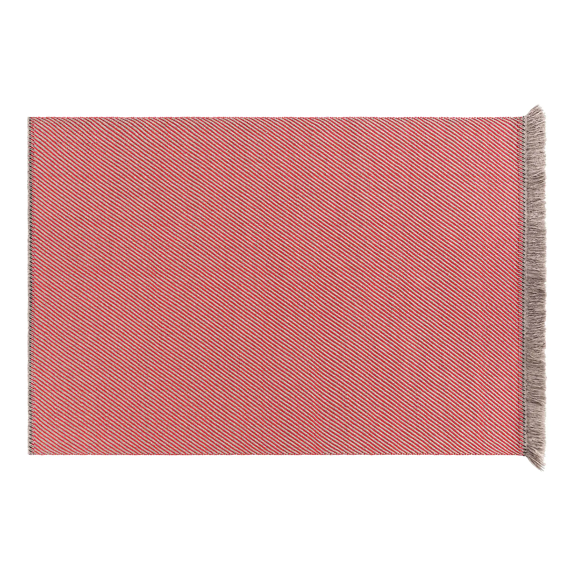 Garden Layers Rug - Diagonal Almond/Red - GAN - Patricia Urquiola - NO GA