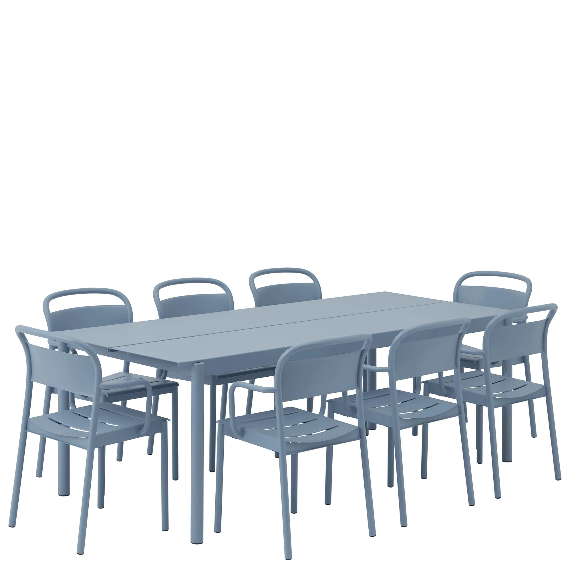 Linear Steel Table 220 x 90 cm - 5