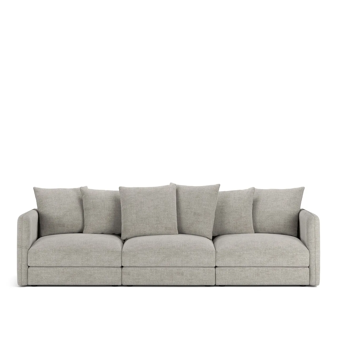 Pavarotti 3-Seater, Fixed Cover, Cushion Variant 01, Lario 38