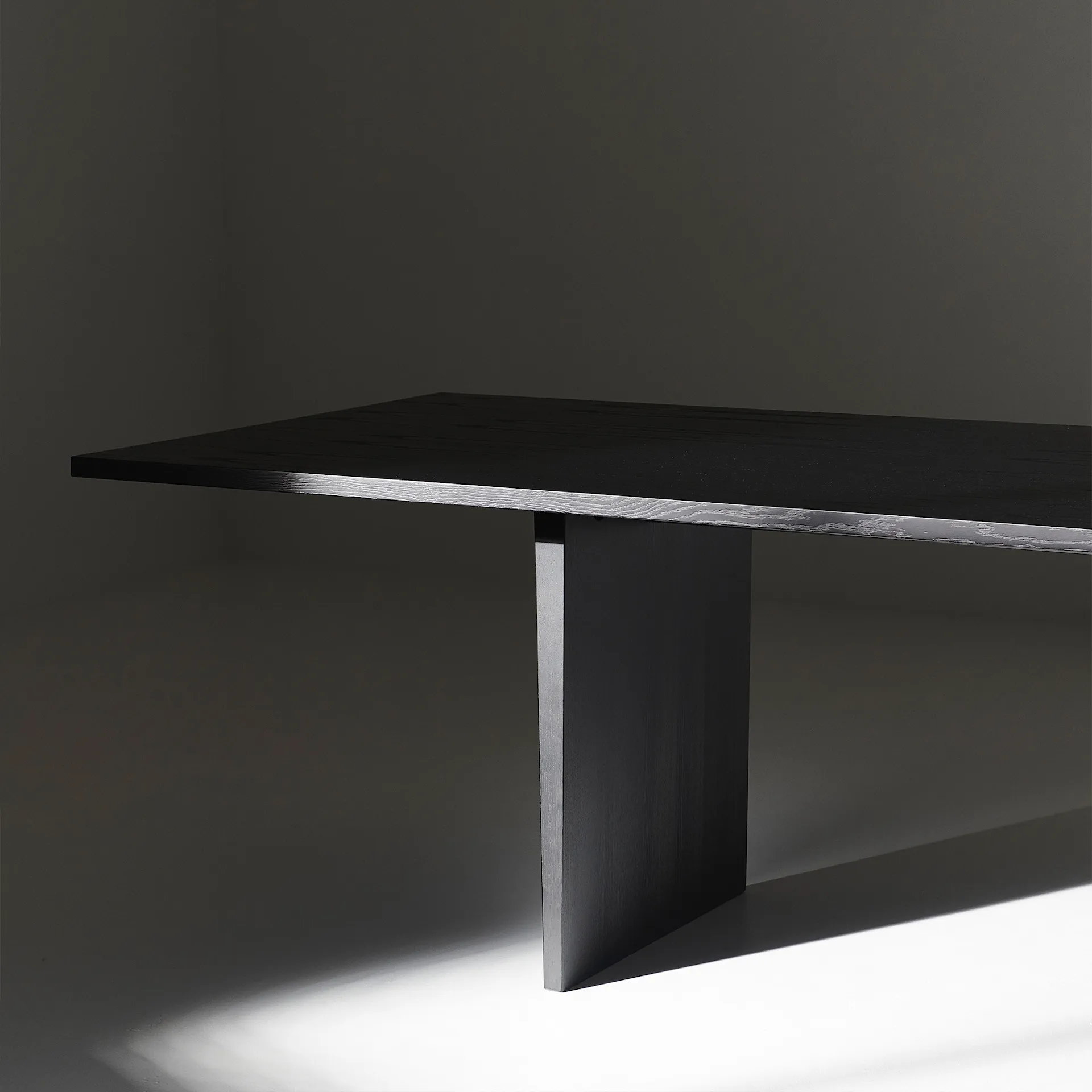 Private Dining Table, 260cm - Brown/Black Ash Veneer - Gubi - NO GA