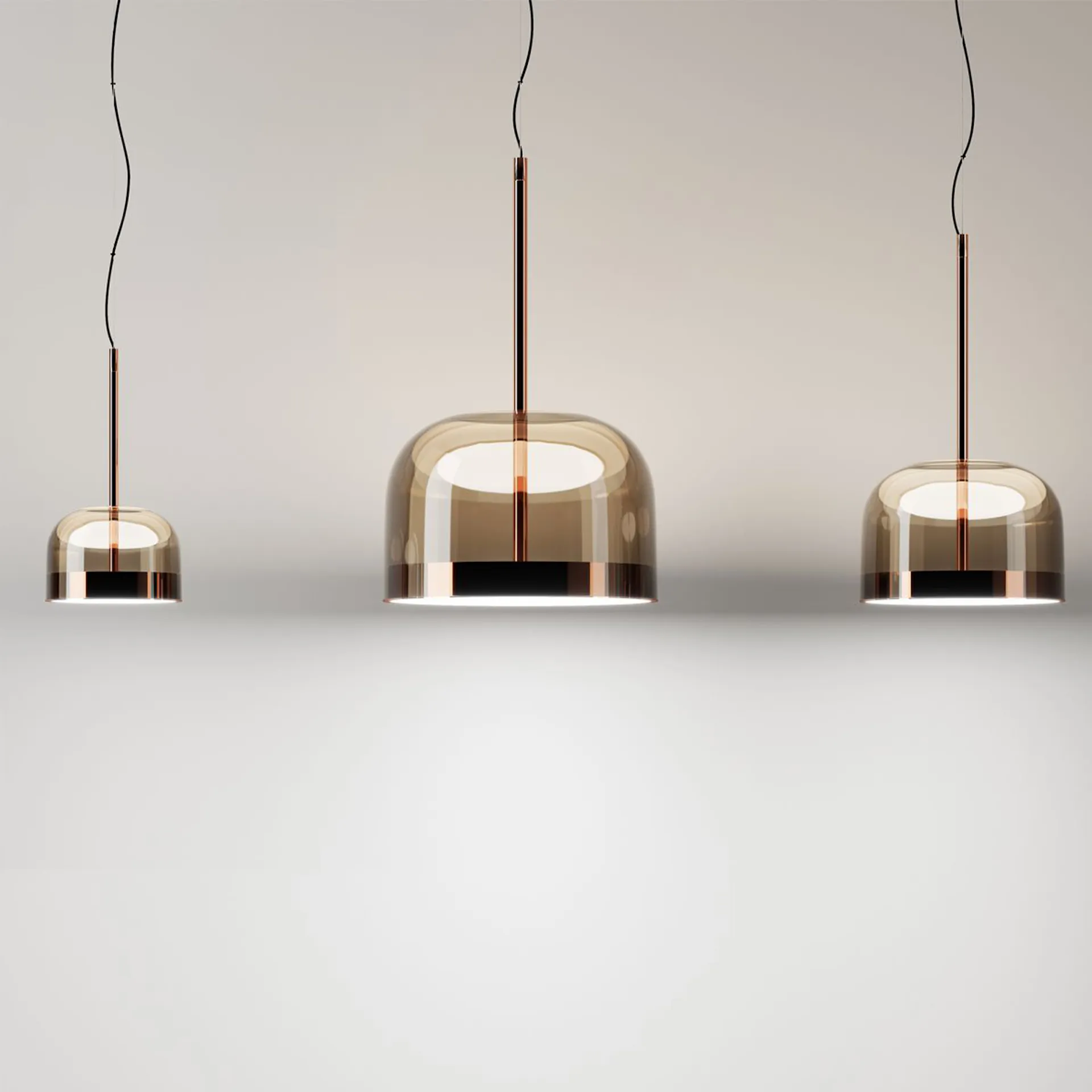 Equatore Suspension Lamp Copper - FontanaArte - NO GA