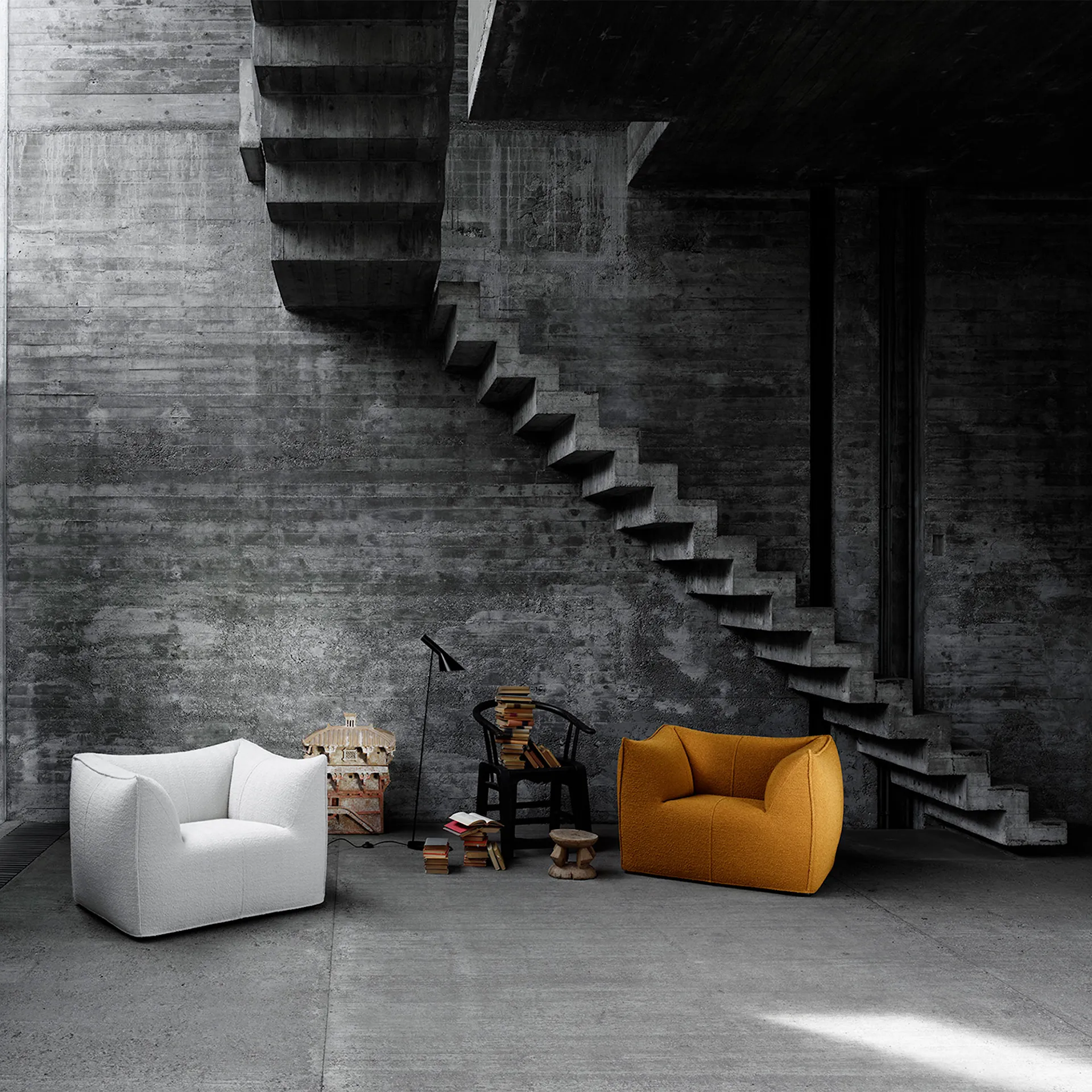 Le Bambole Bambola Armchair - B&B Italia - Mario Bellini - NO GA