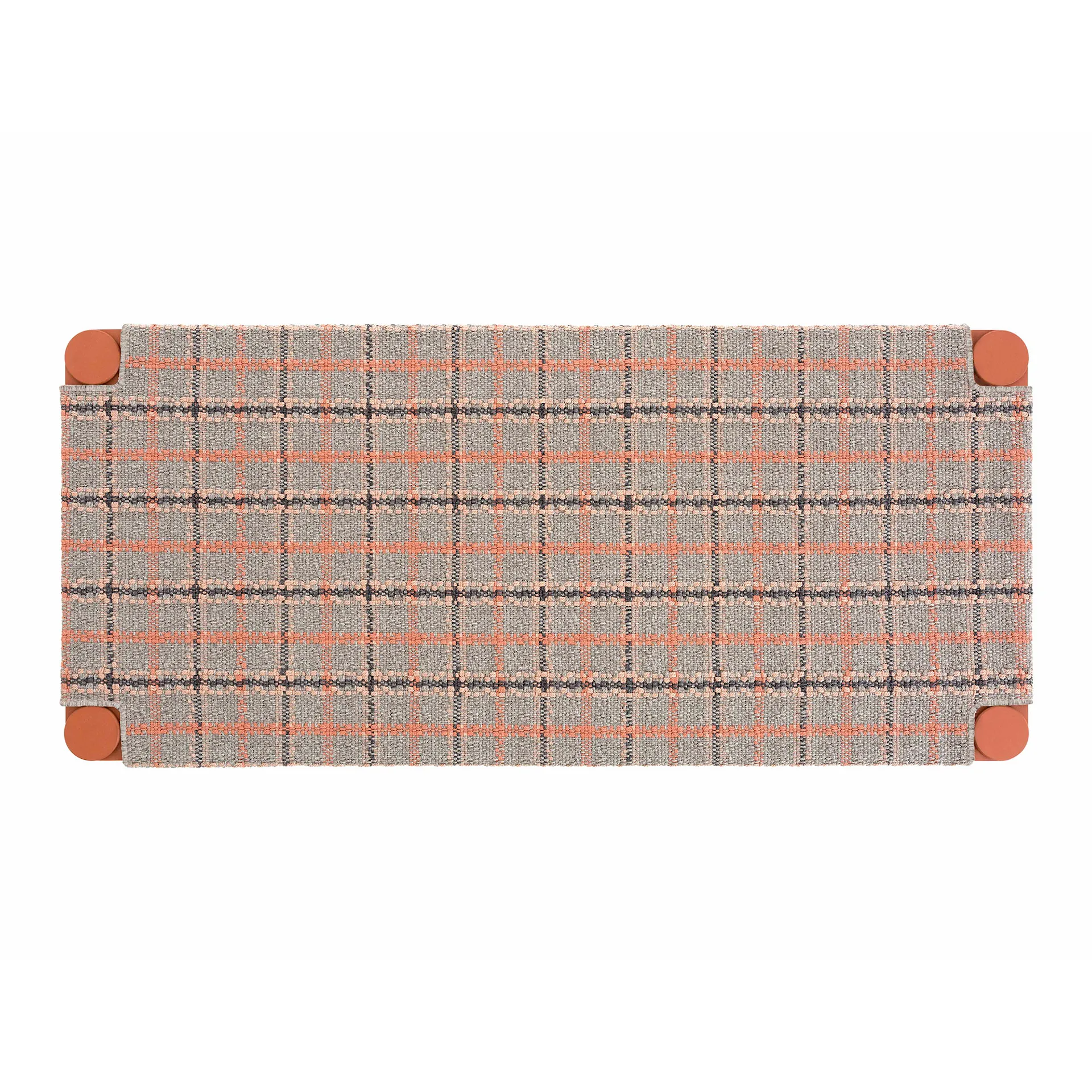 Garden Layers Single Indian Bed - Tartan Terracotta - GAN - Patricia Urquiola - NO GA