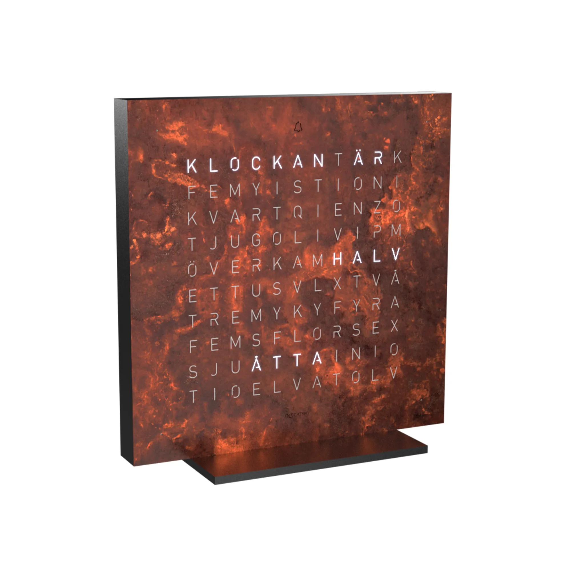 Qlocktwo Earth 13,5 Creator's Edition – Rust - 2