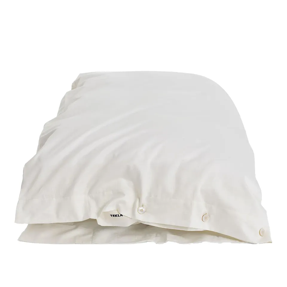 Sateen Solid Cloud White påslakan