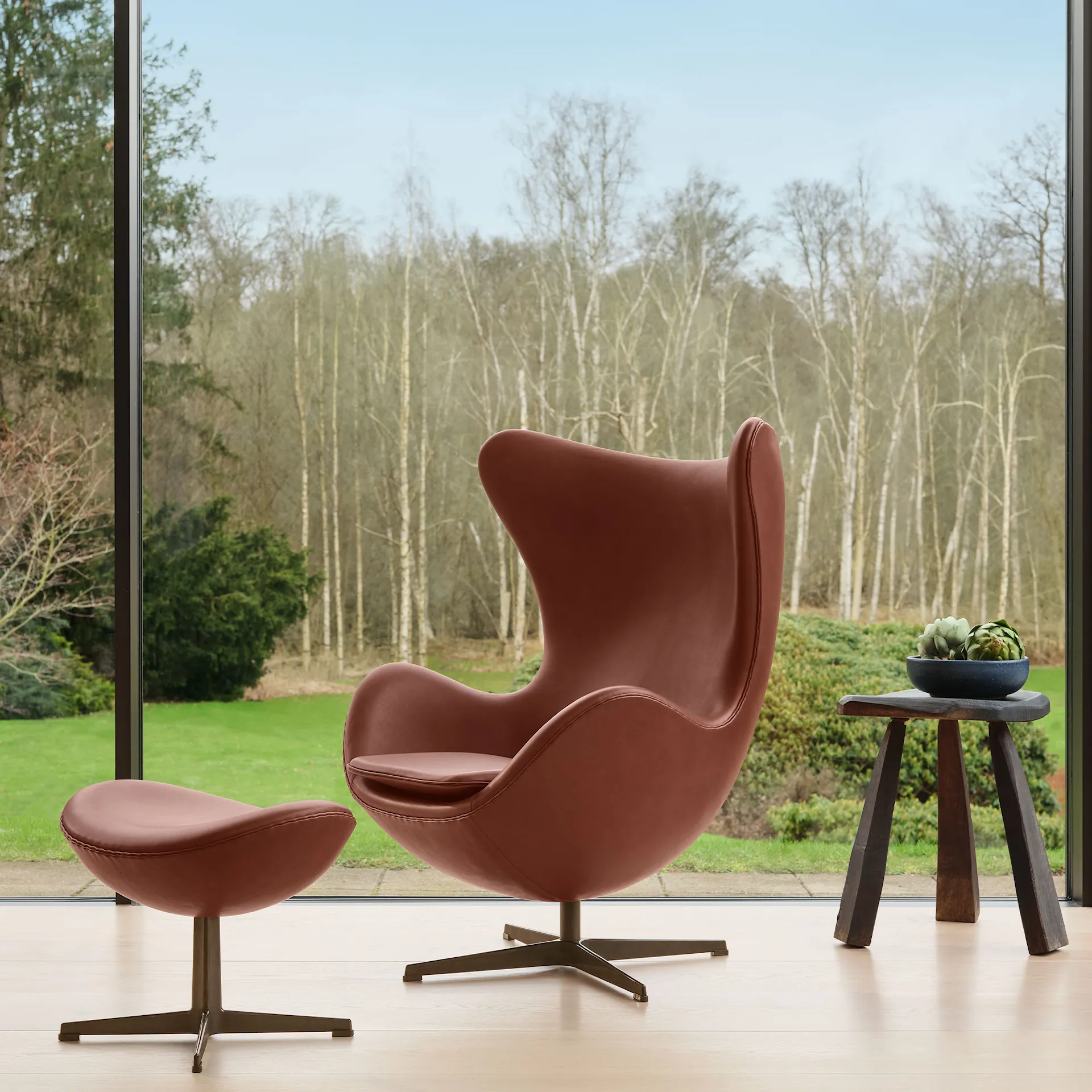 3127 Ägget Fotpall Anniversary Collection - Fritz Hansen - Arne Jacobsen - NO GA