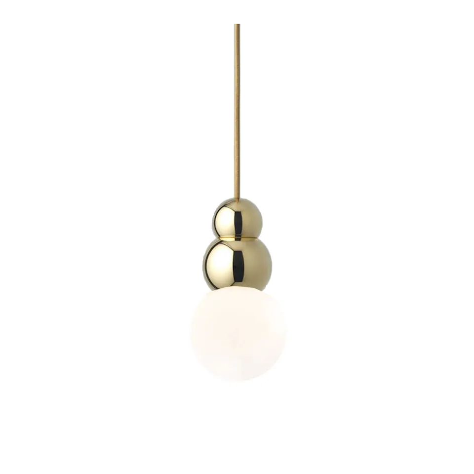 ?Ball Light Large Pendant Flex Polished Brass