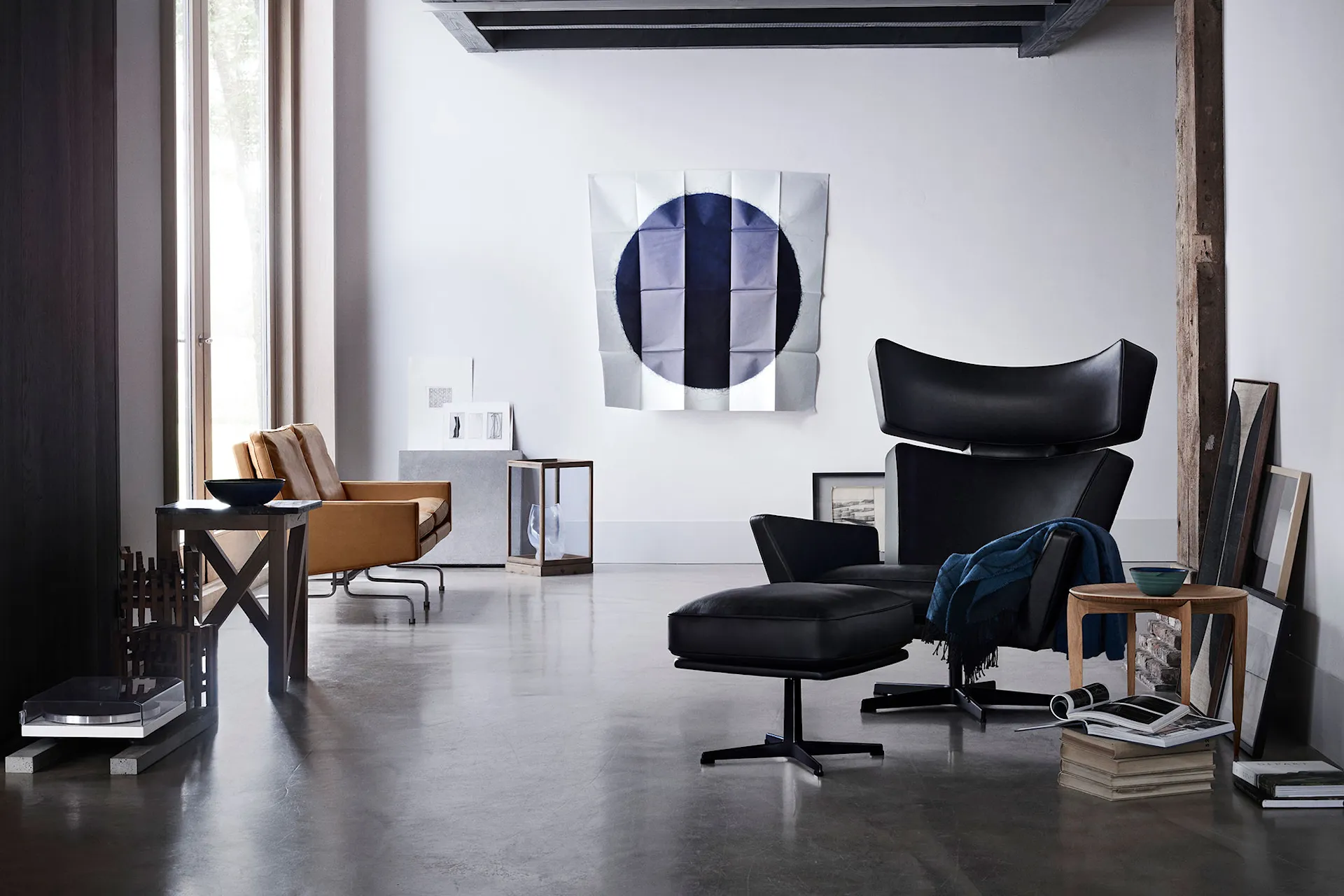 Oksen Fotpall - Fritz Hansen - Arne Jacobsen - NO GA