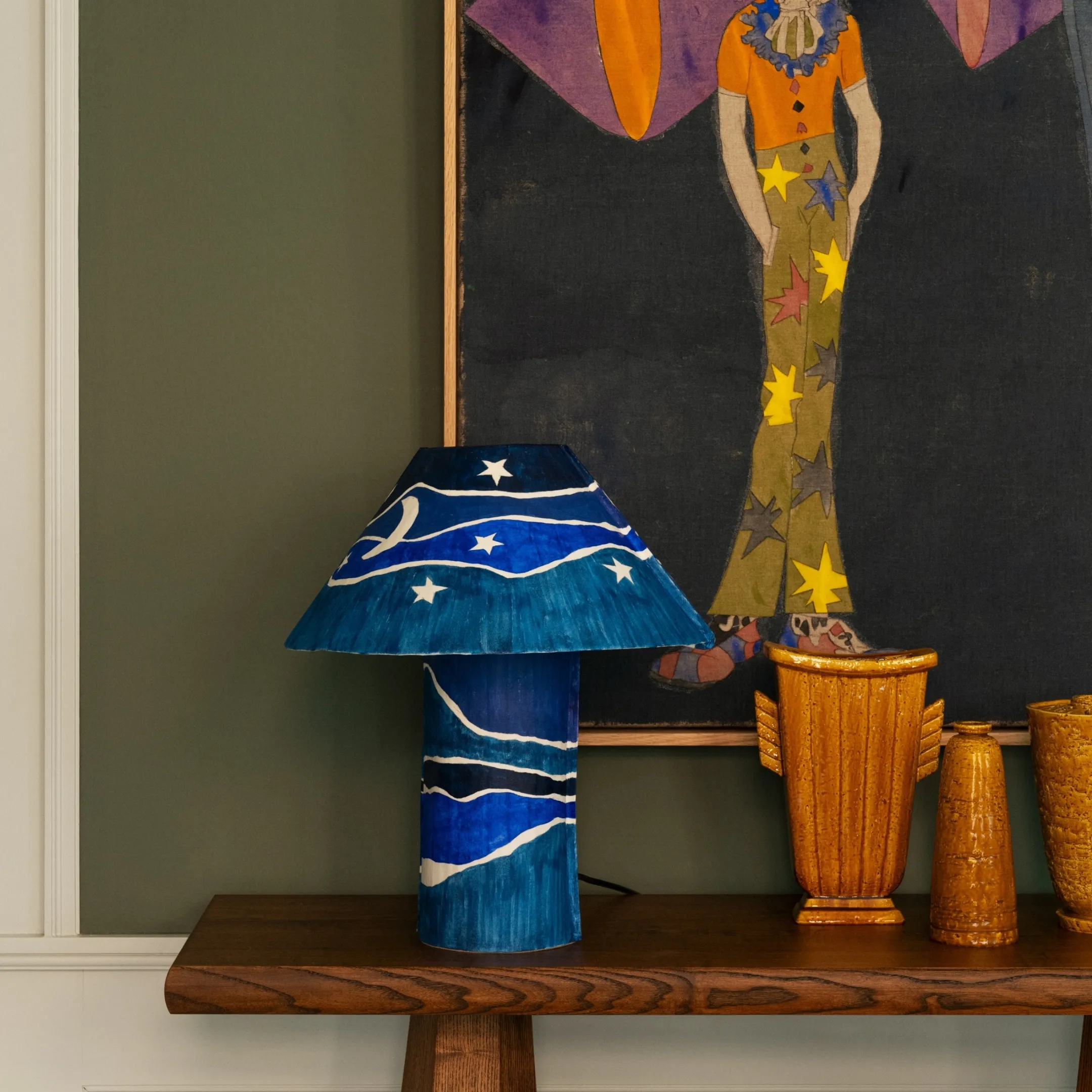 Paper Table Lamp Luna bordslampa - 2