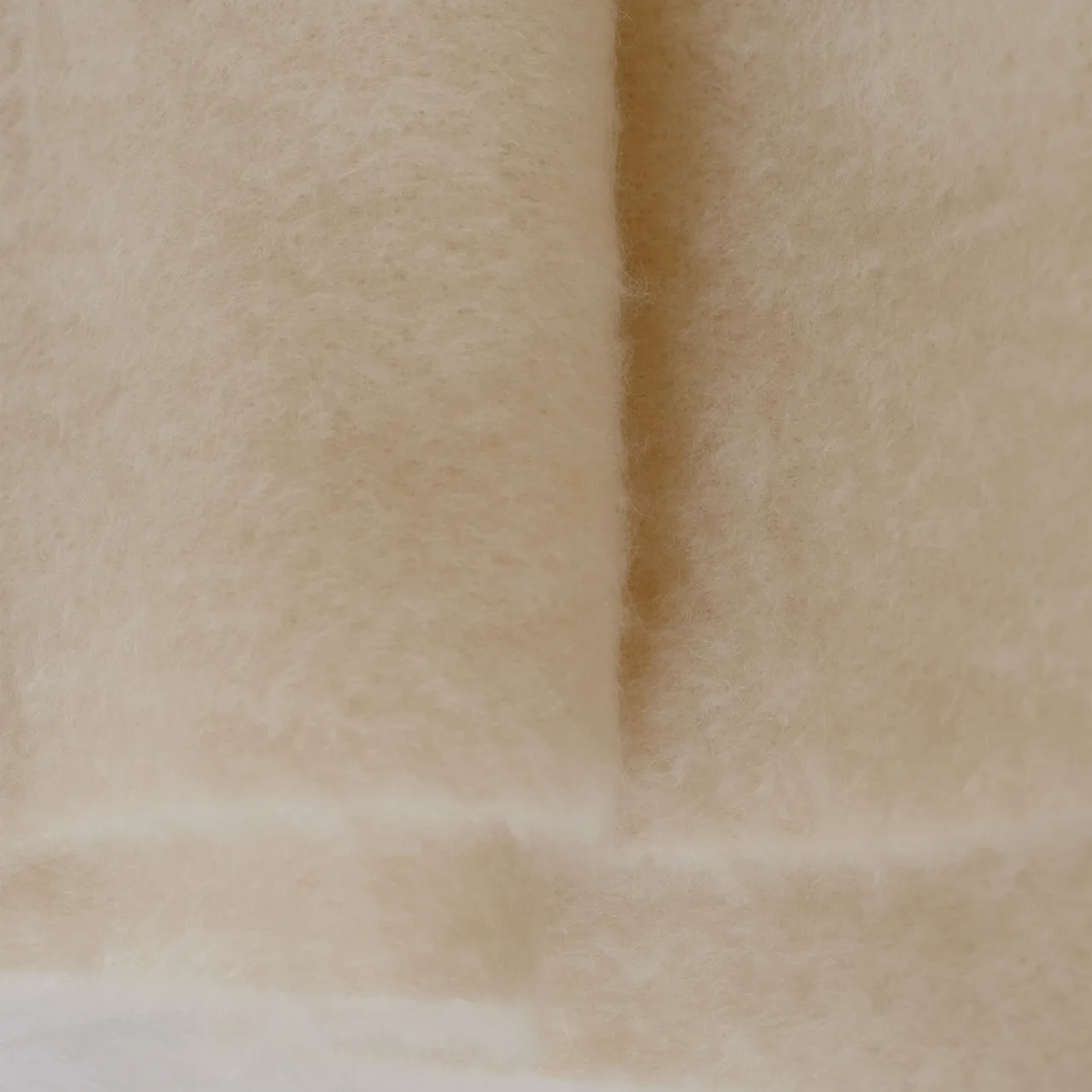 Mohair Ivory pläd