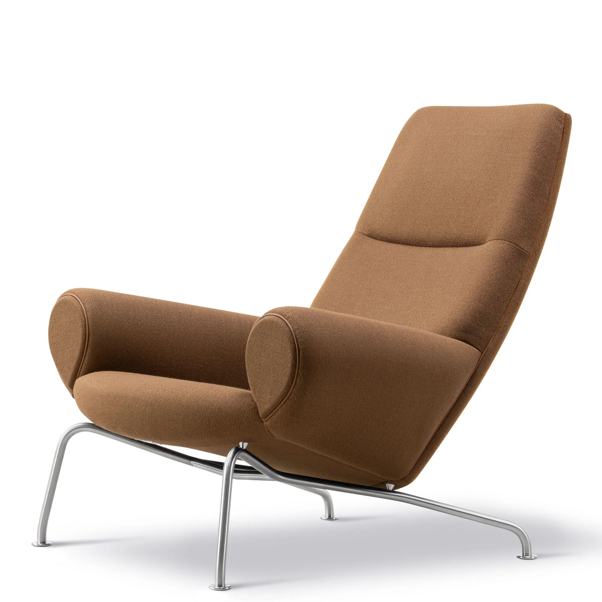 Wegner Queen fåtölj med fotpall - 3