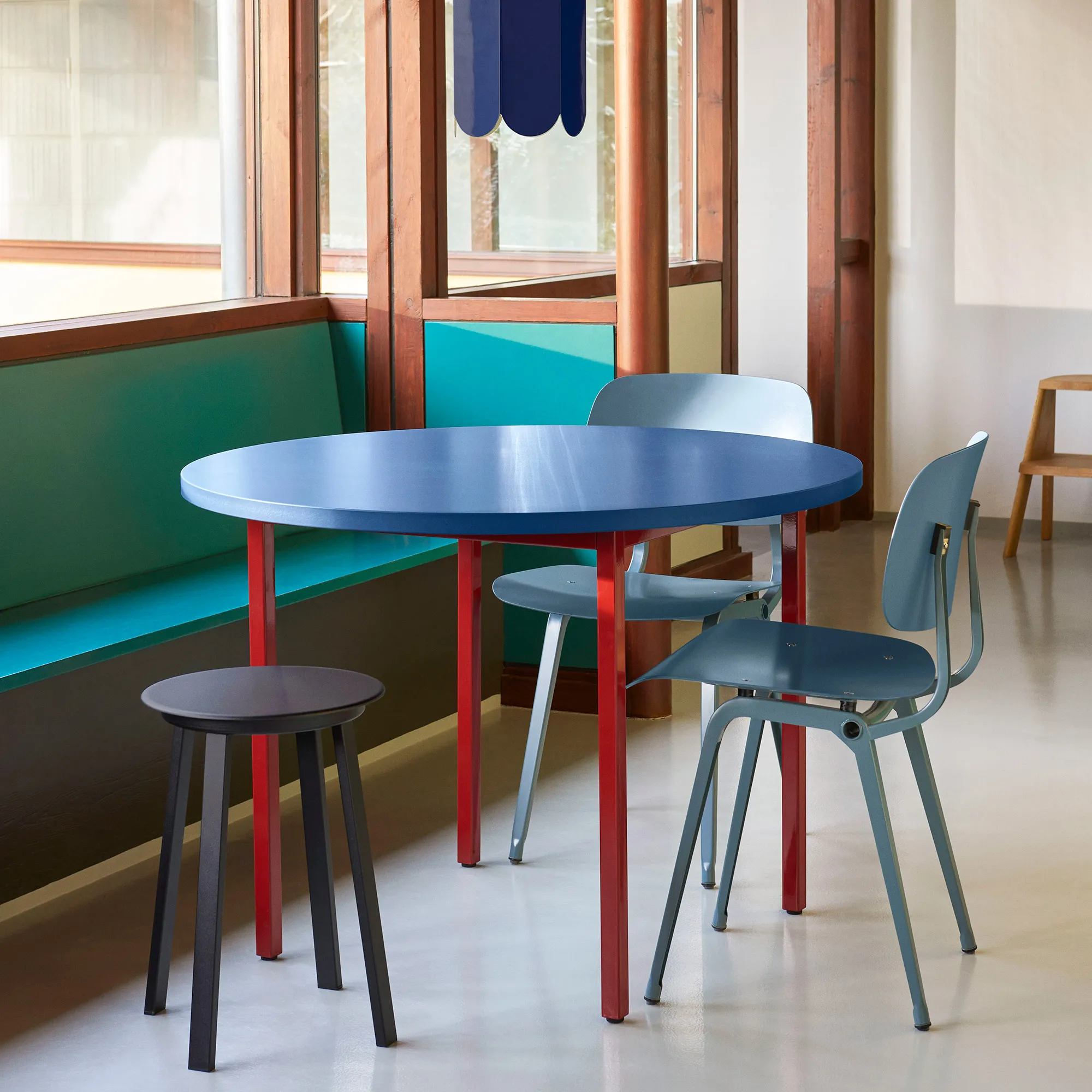 Two-Colour matbord Ø120 cm - 5