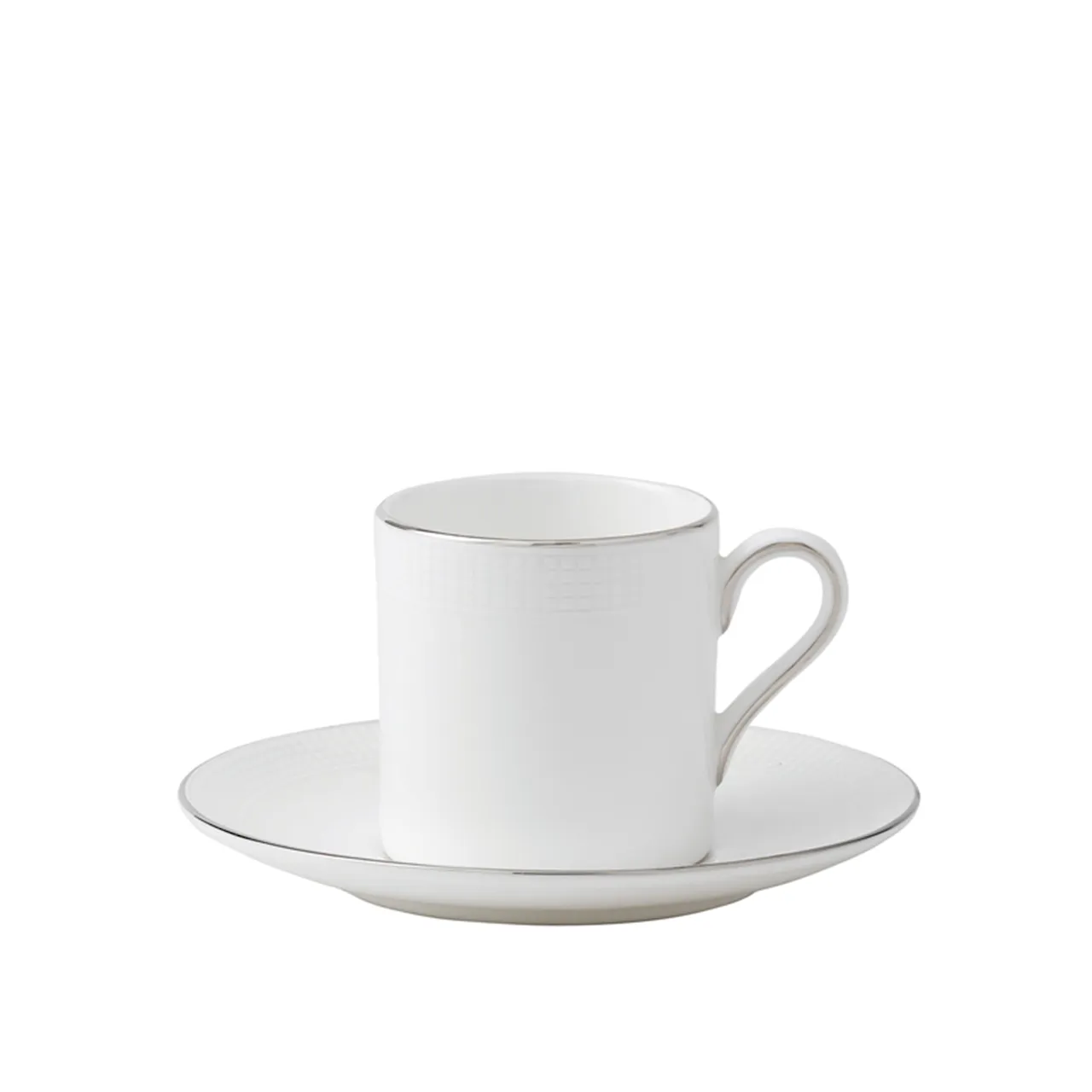 Vera Wang Blanc Sur Blanc Espresso Saucer