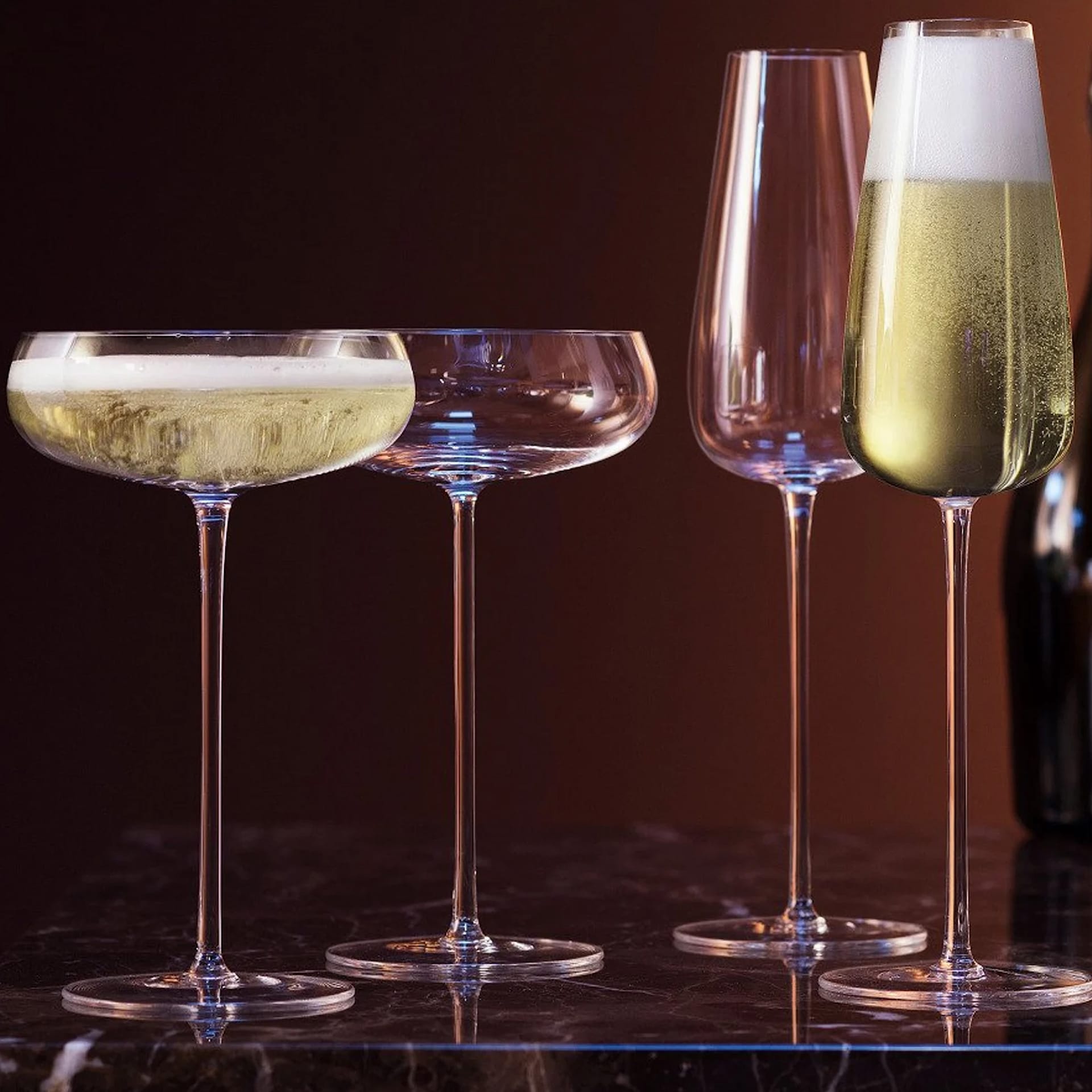 Wine Culture Champagne Flute - Set of 2  - LSA International - NO GA