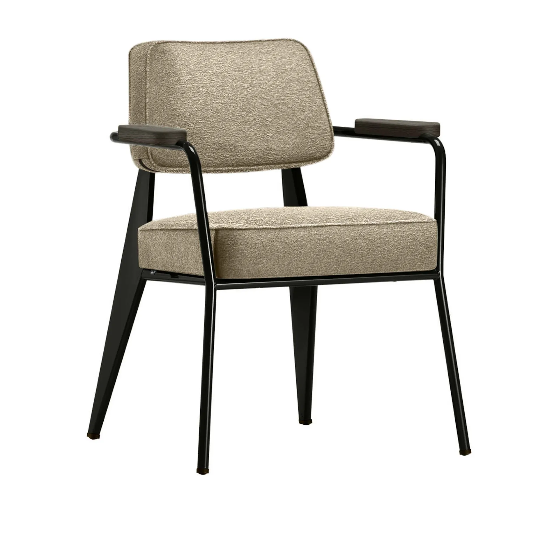 Fauteuil Direction karmstol Deep Black - Vitra - Jean Prouvé - NO GA