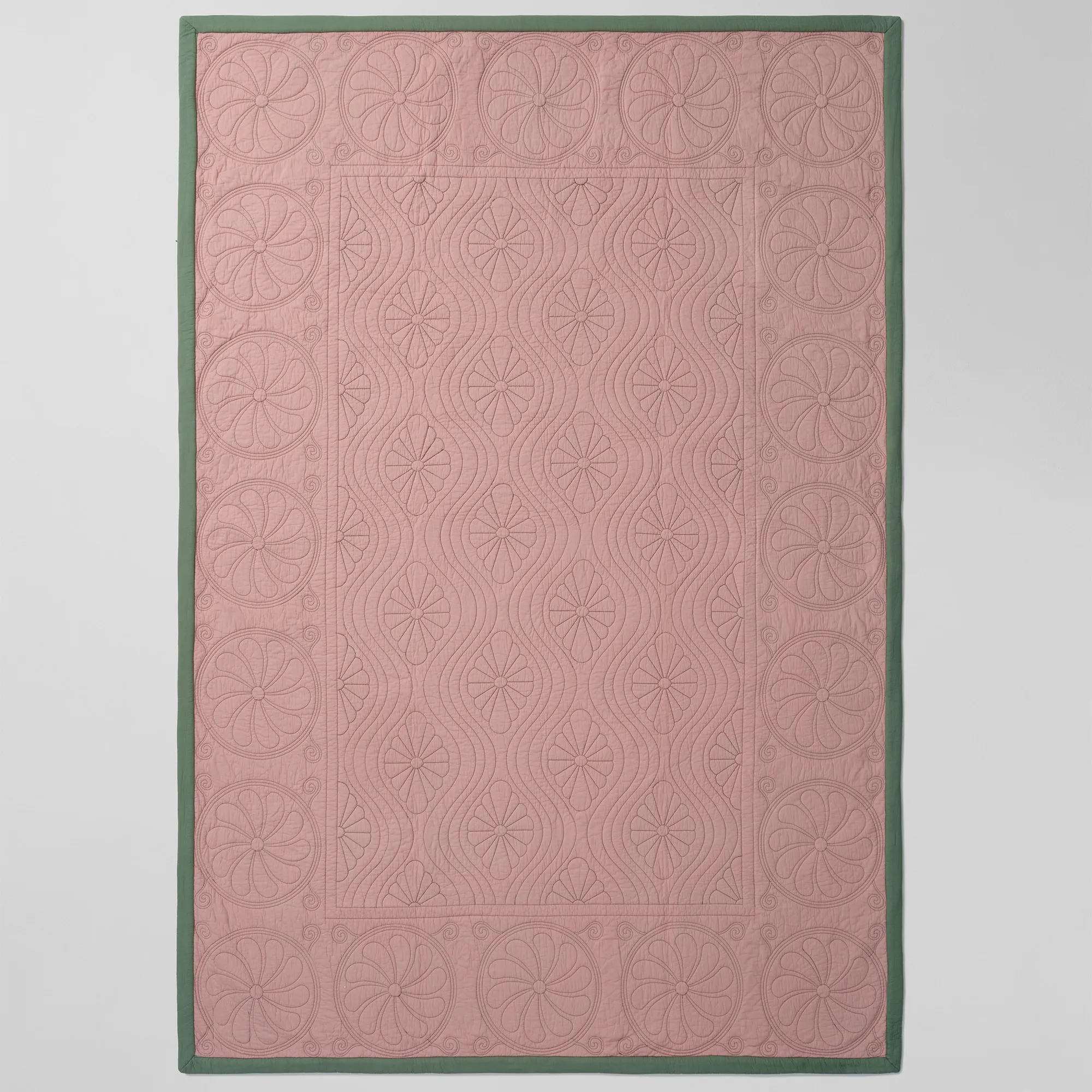 Durham Dew Green/Pink överkast - 6