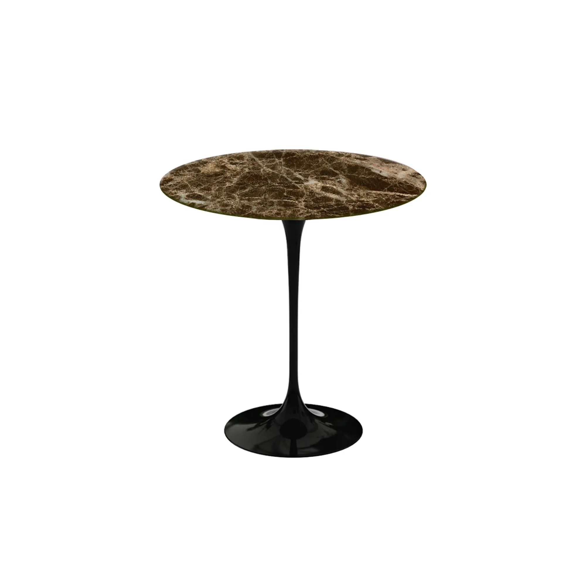 Saarinen Round sidobord Ø 51 cm Black - 1