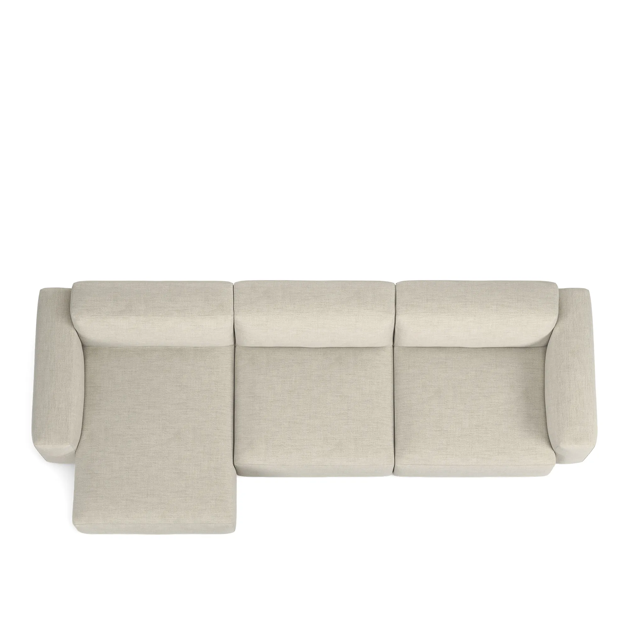 Brick 3-sitssoffa schäslong vänster - 8