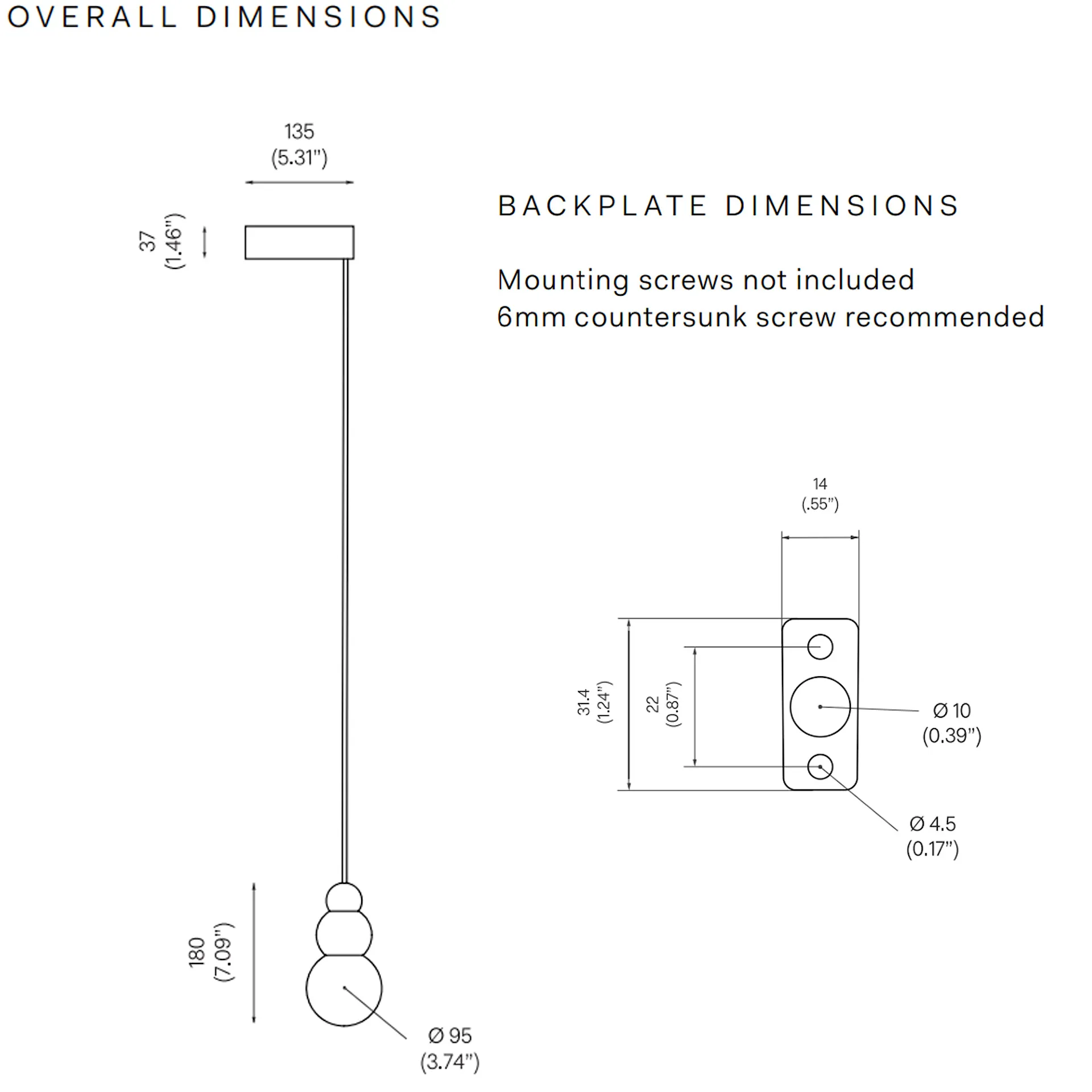 Ball Light Wall Bracket Flex Large - Michael Anastassiades - Michael Anastassiades - NO GA