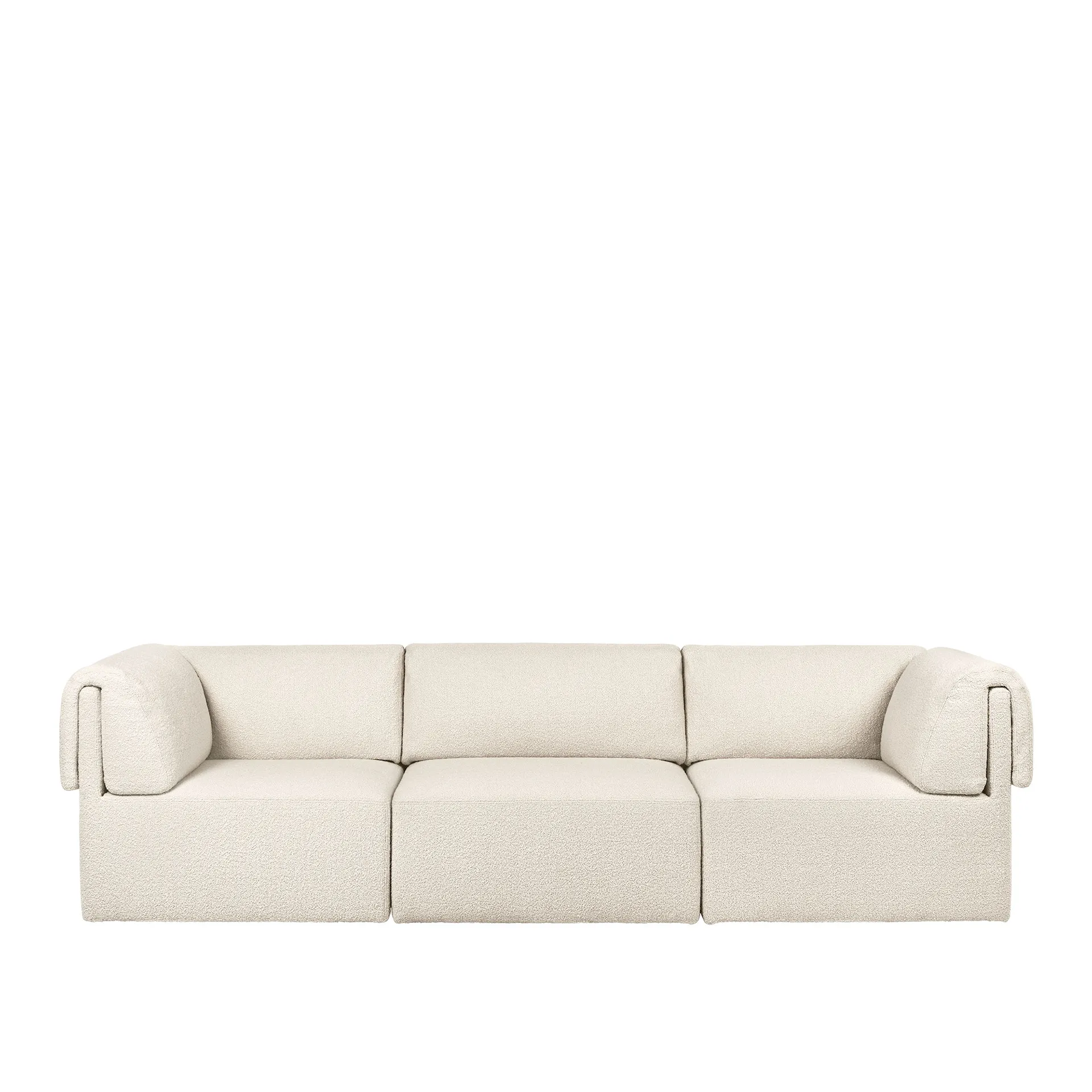 Wonder 3-Seater Sofa With Armrests - Gubi - NO GA