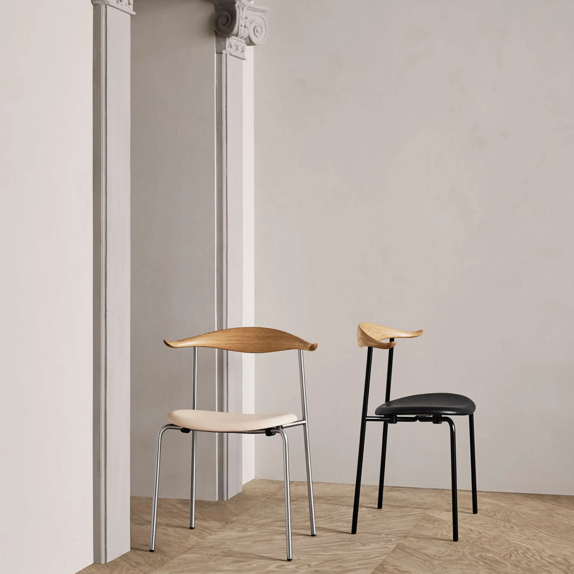 CH88P - Rostfritt stål - Carl Hansen - Hans J. Wegner - NO GA