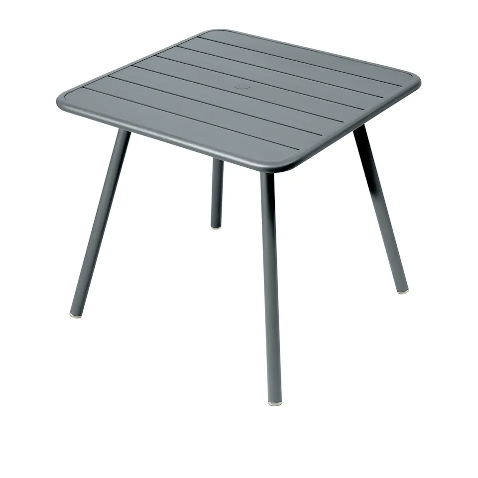 Luxembourg Four Leg Table 80 x 80 cm, Storm Grey