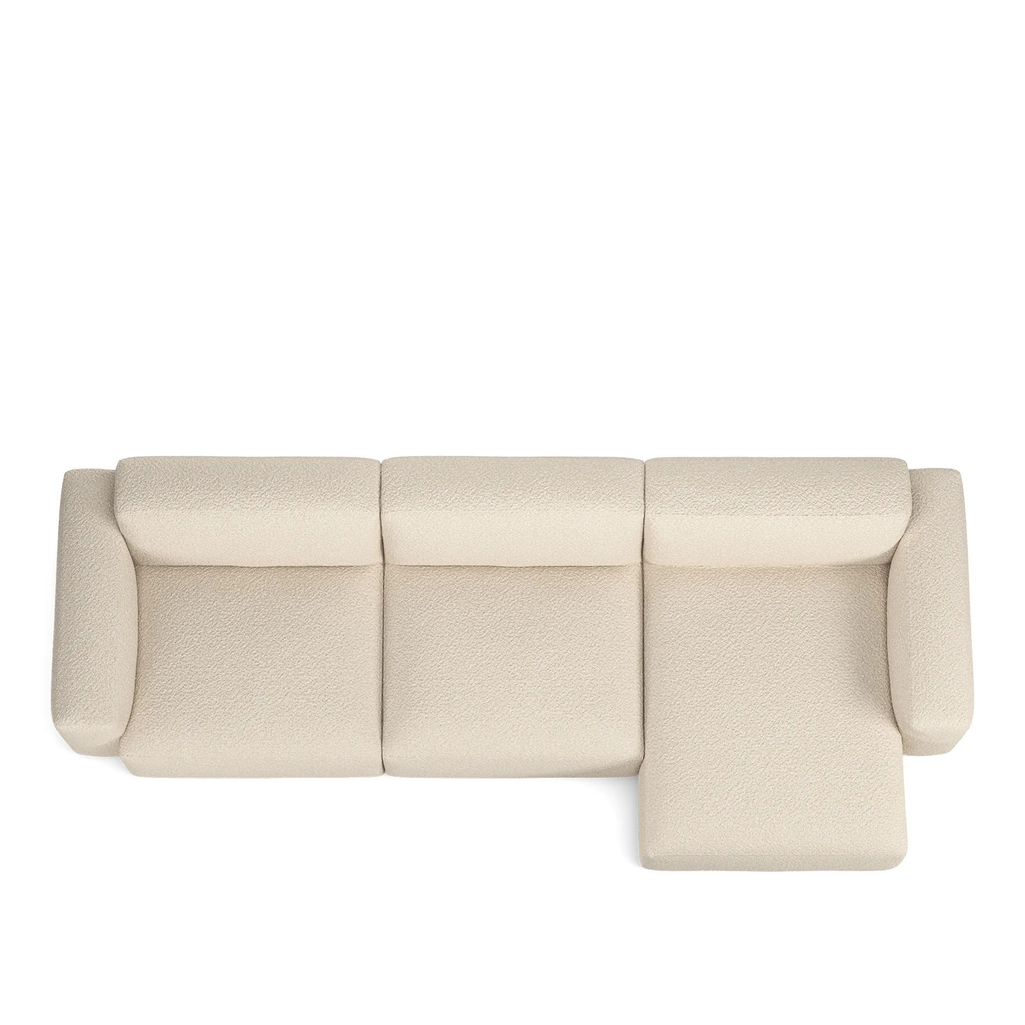 Brick 3-sitssoffa schäslong höger - 8