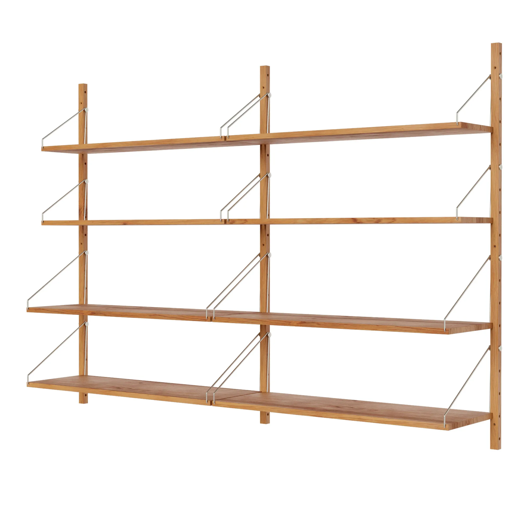 Shelf Library Double Section hyllsystem - 3