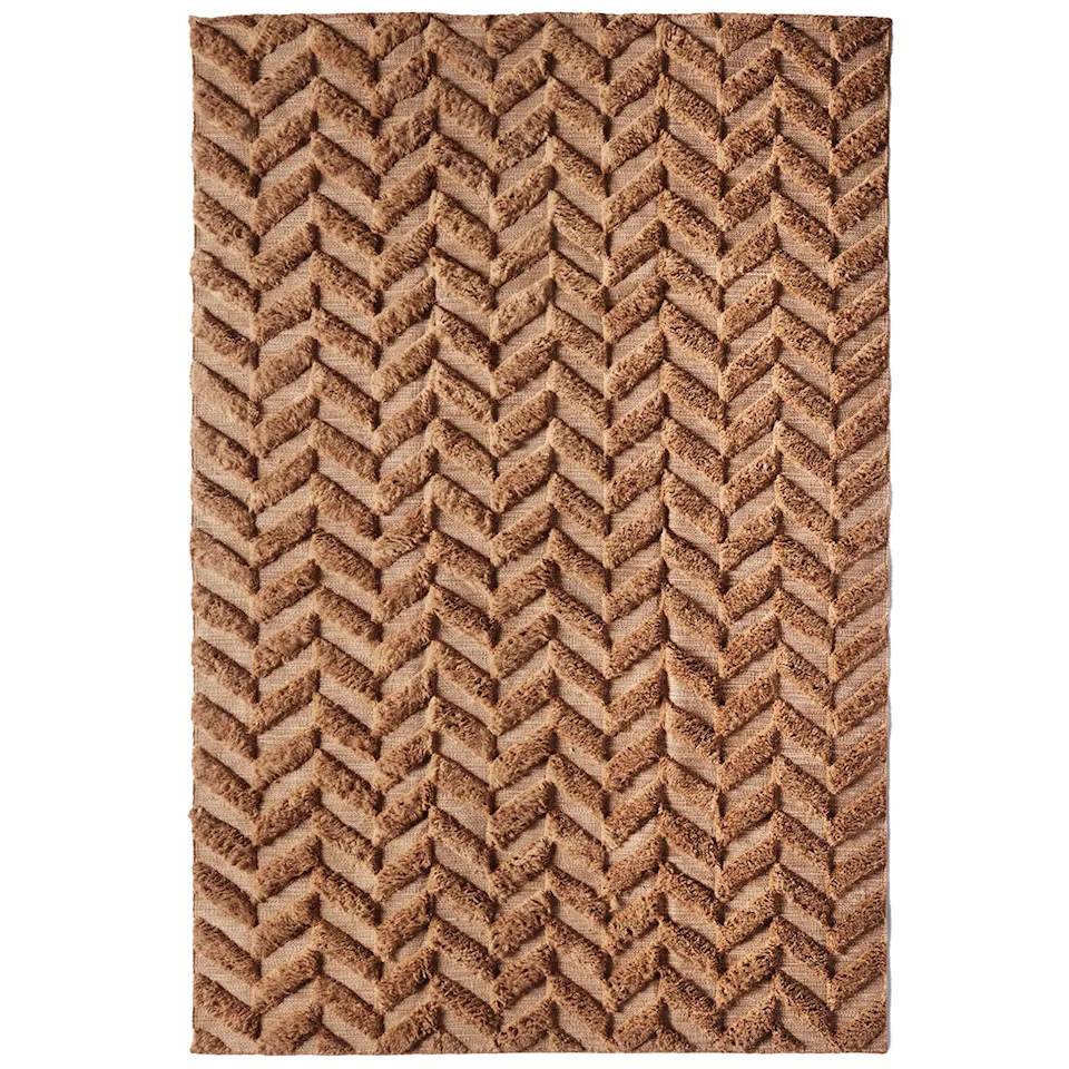 Sample Herringbone Rug Brown