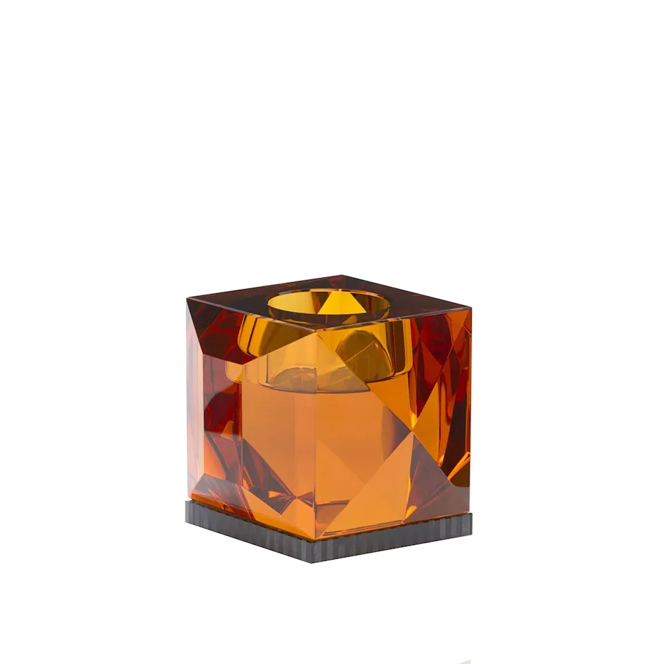 Ophelia Amber T-Light Holder