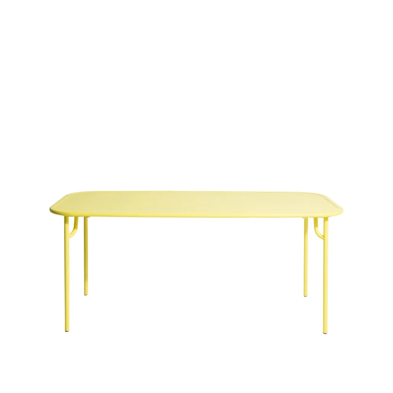 Week-End, Medium Rectangular Table, White