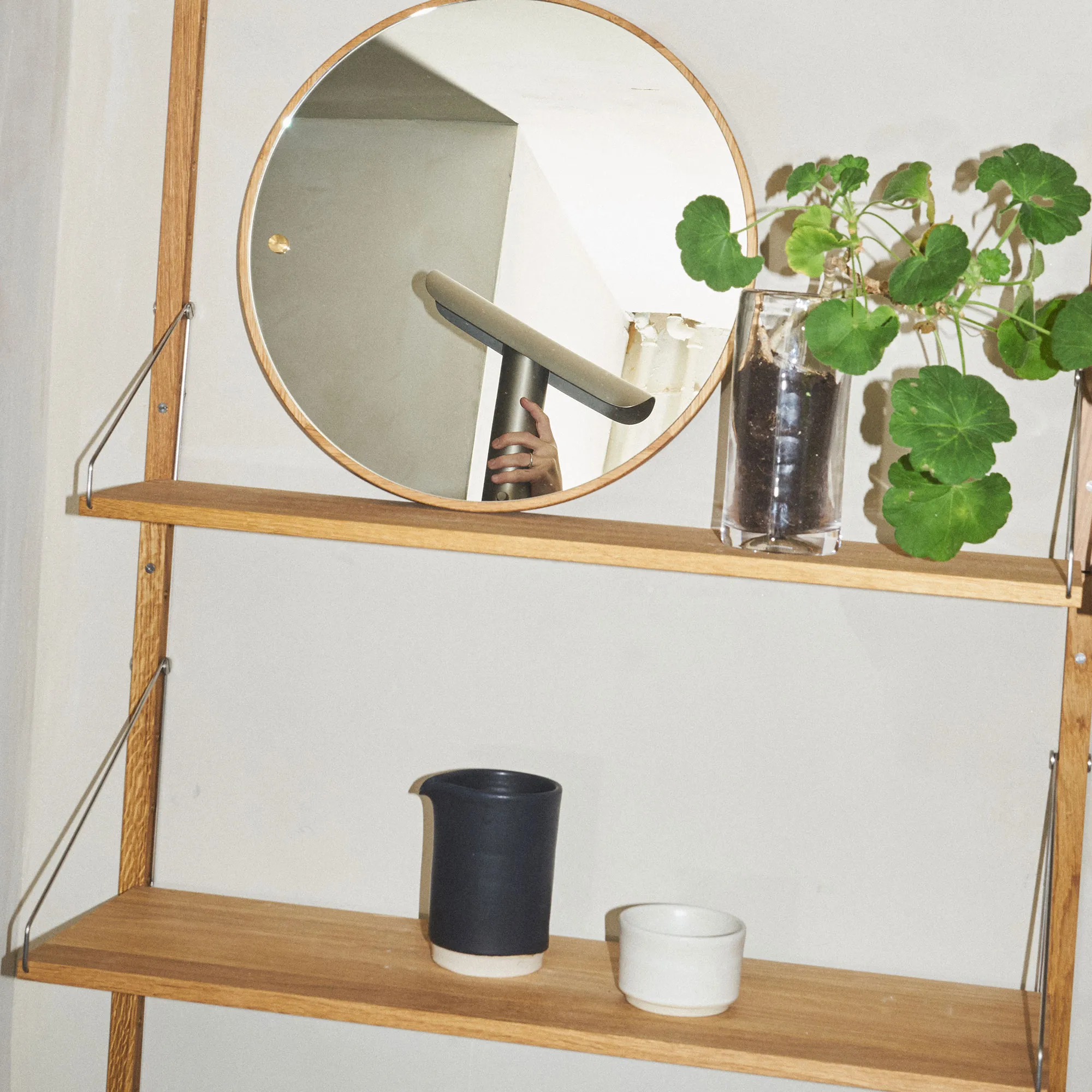 Shelf Library Cabinet Section skåp - 5