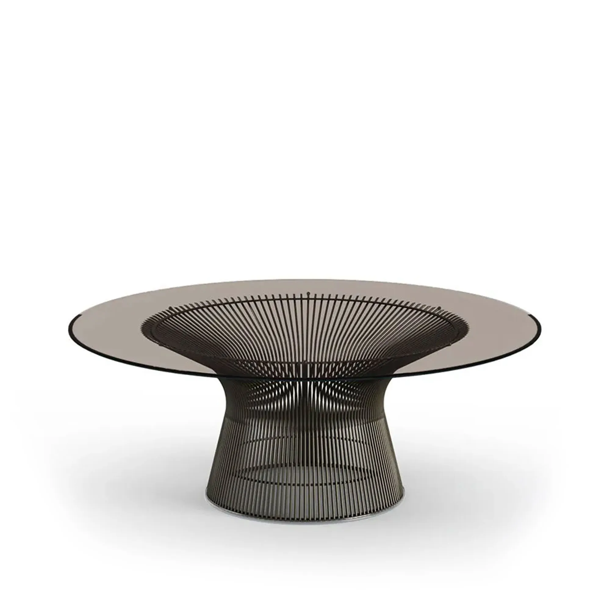 Platner soffbord Ø 92 cm Brons Metallic - 1