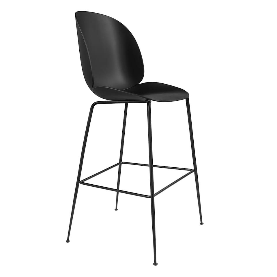 Beetle Bar/Counter Chair Ej klädd - Svart
