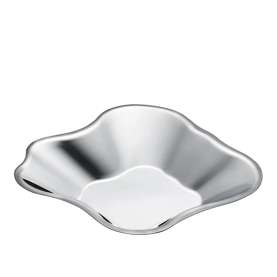 Alvar Aalto skål rostfritt stål