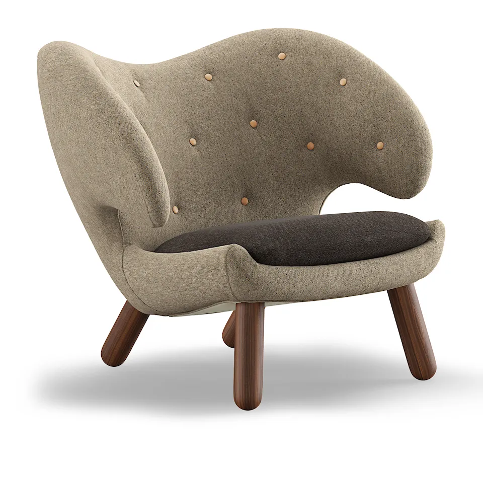 Pelican fåtölj Walnut