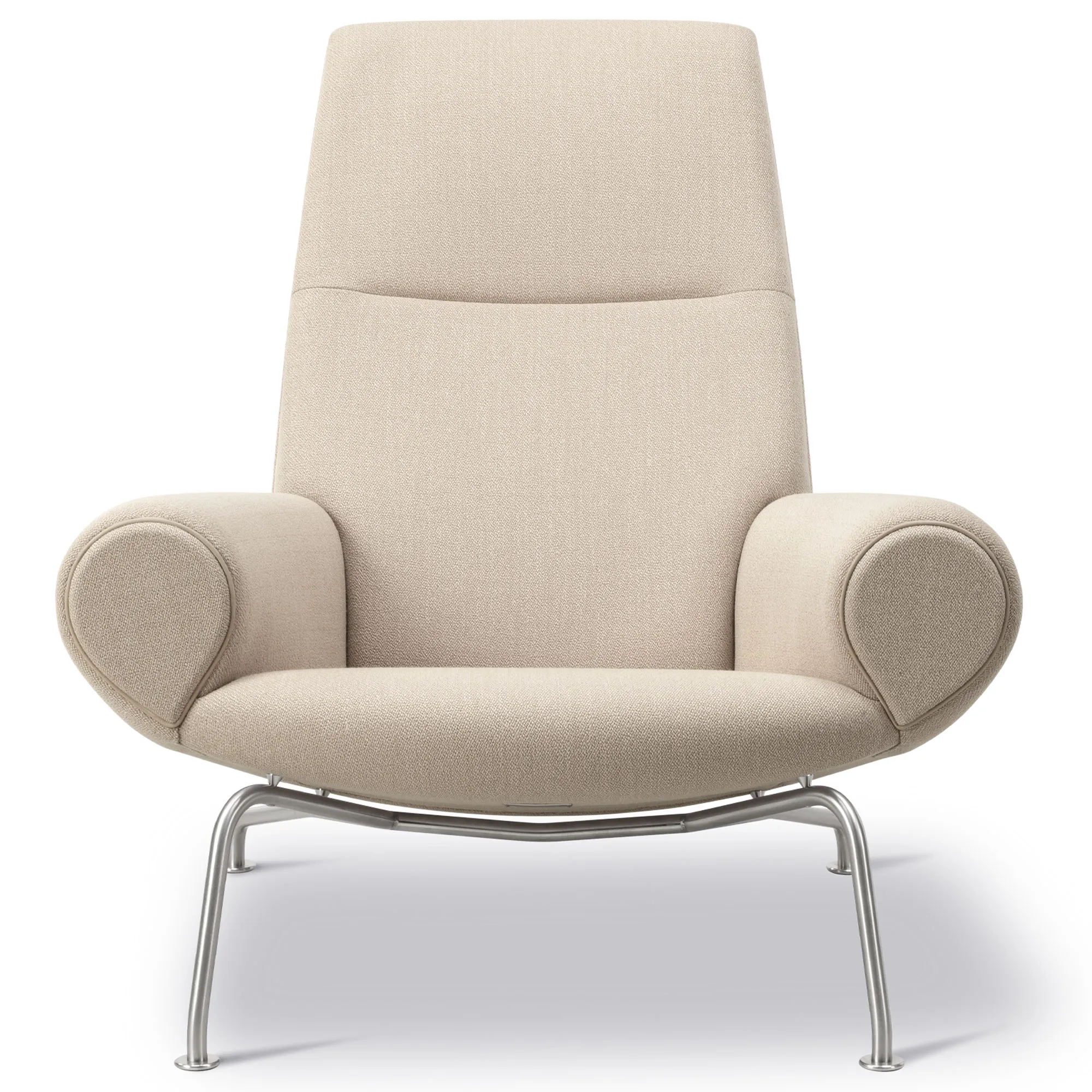 Wegner Queen fåtölj med fotpall - 2