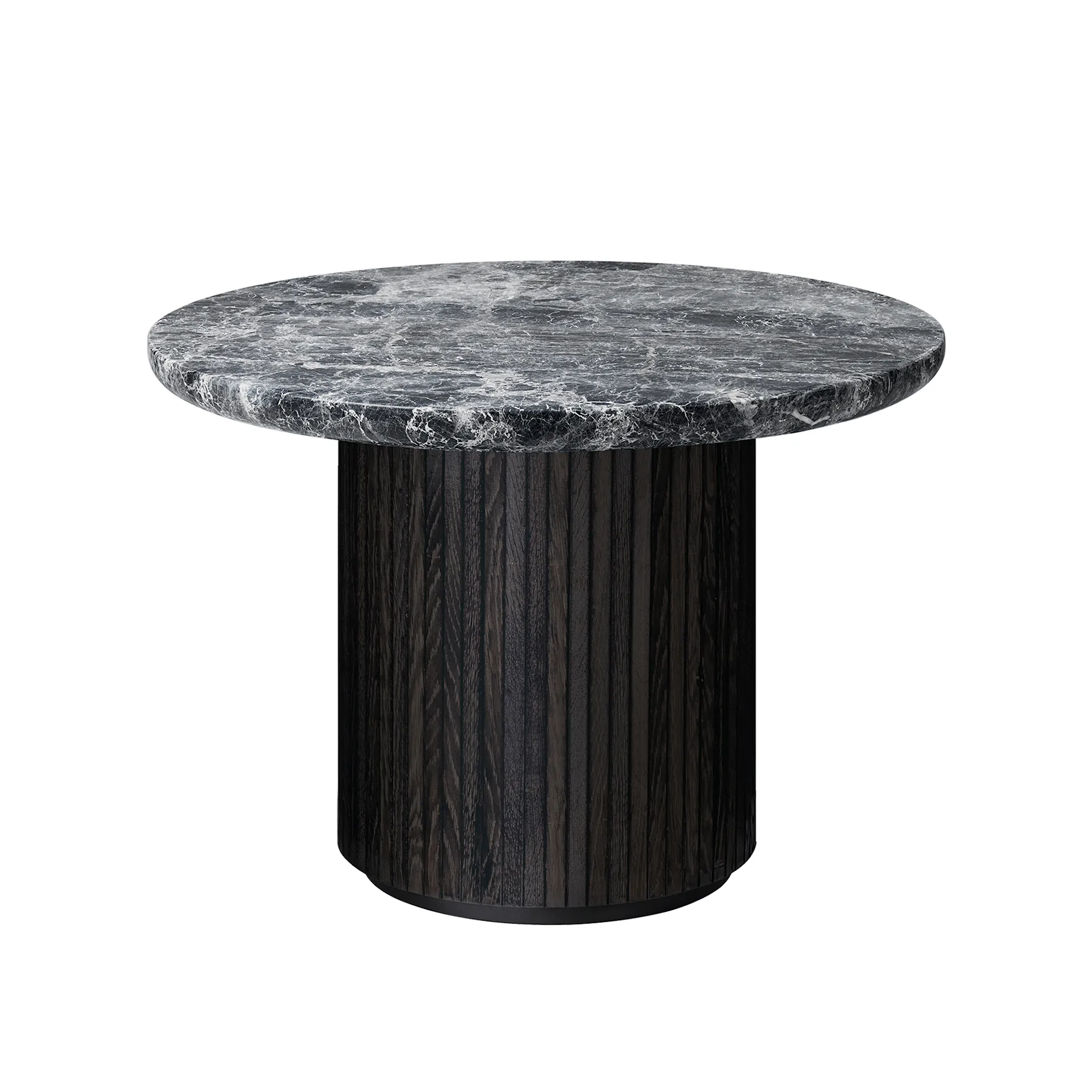 Moon Coffee Table Round Grey Emperador - Gubi - NO GA