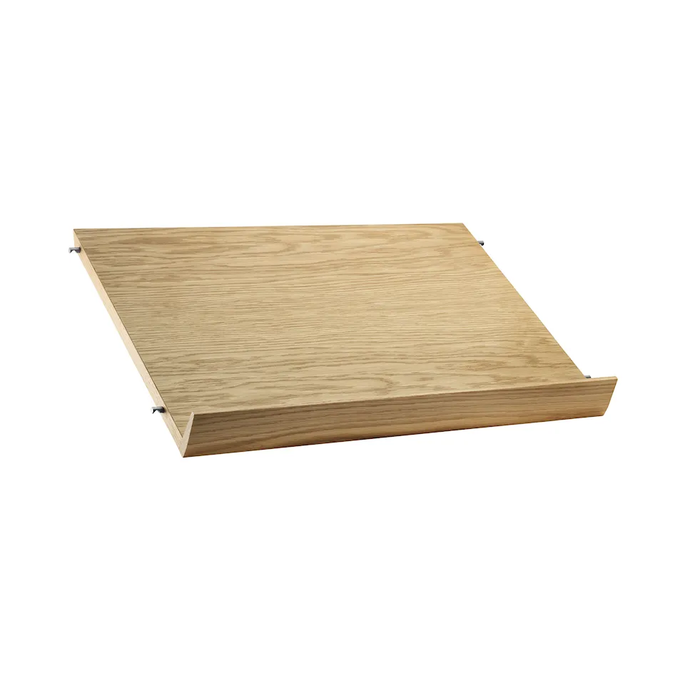Tidskriftshylla trä 58 cm ek
