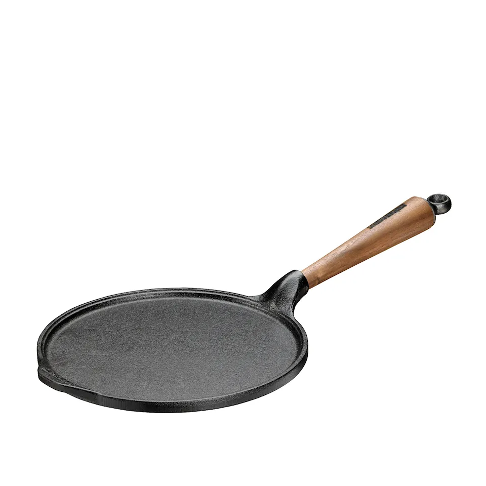Pannkakspanna 23 cm valnötshandtag