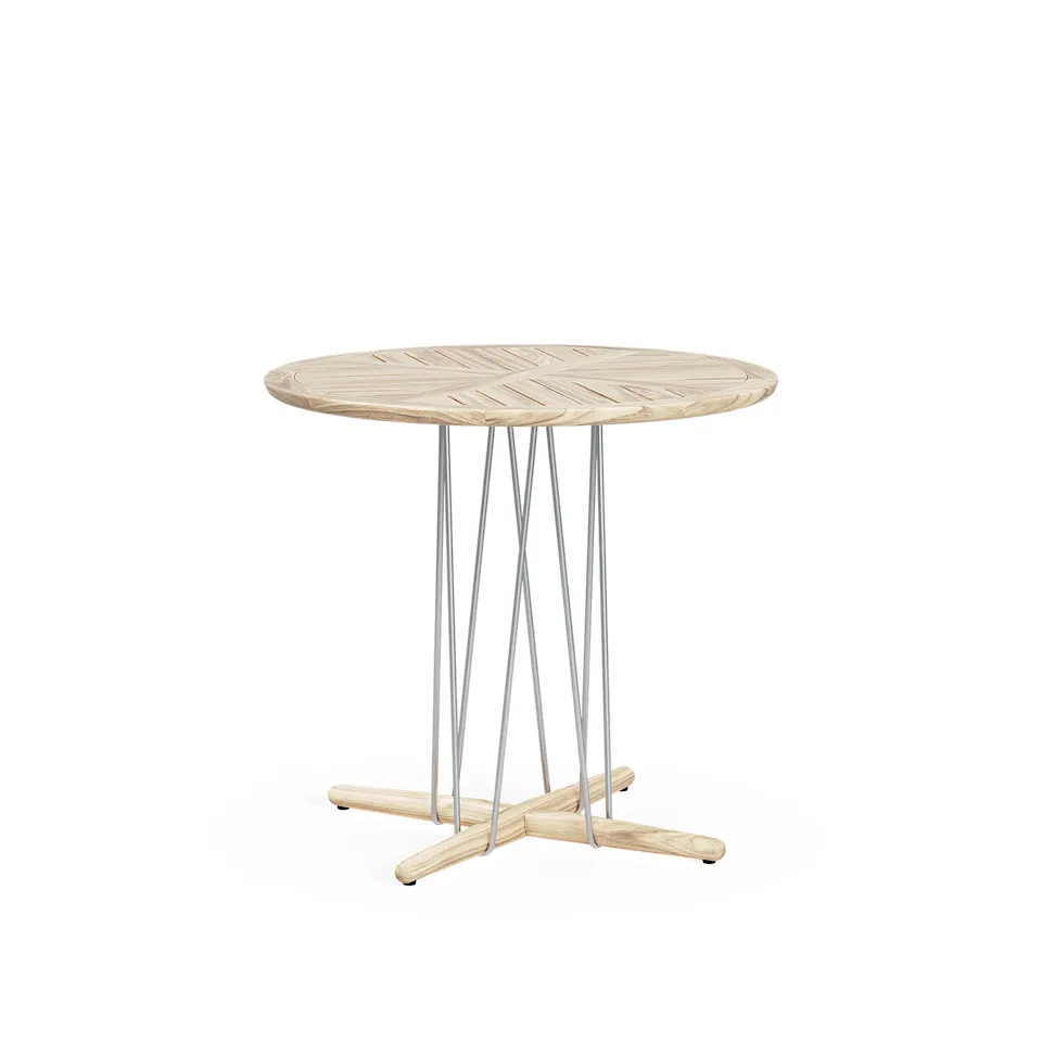 E022 Embrace Outdoor Series Table Ø 80 cm, Teak