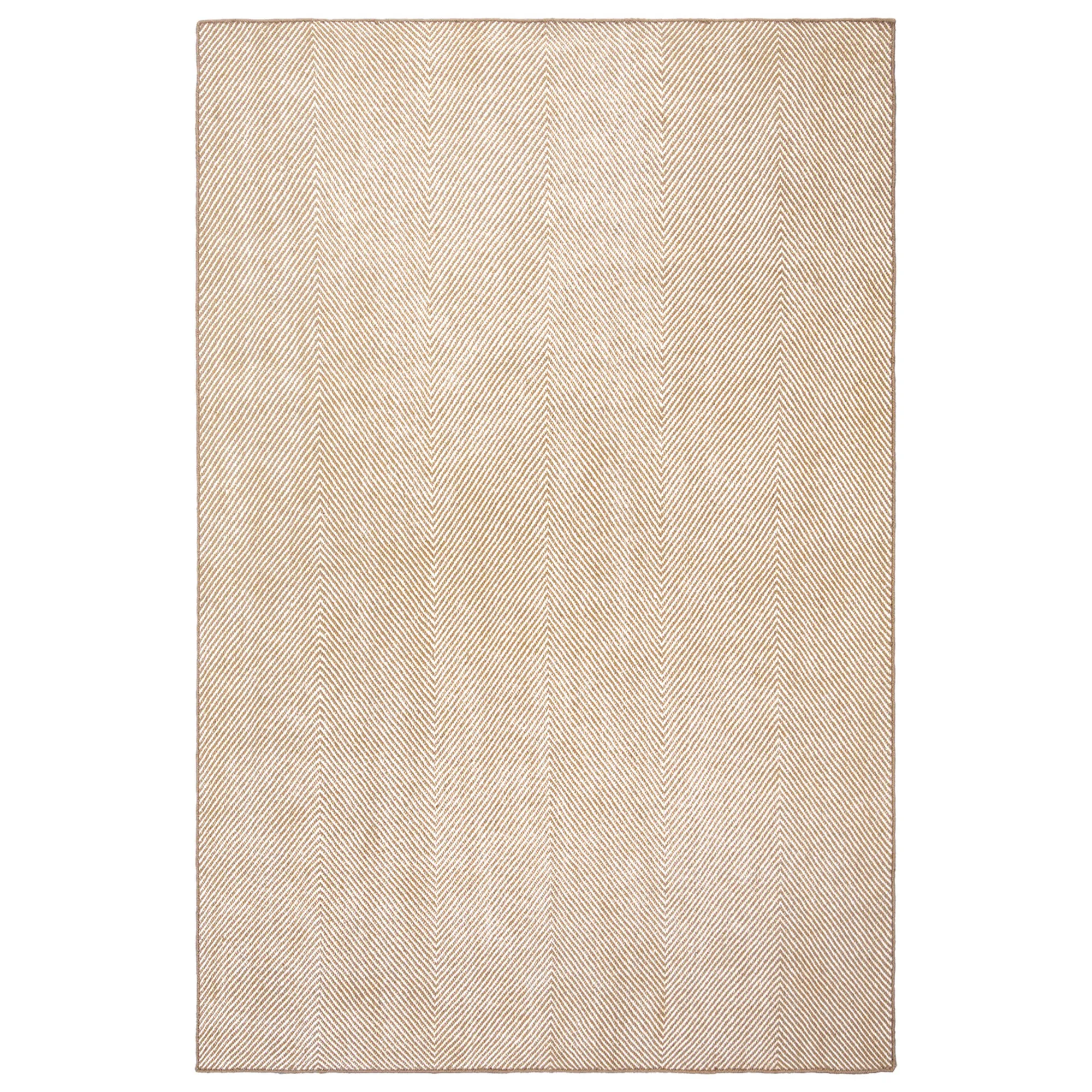 Jute Herringbone Natural/Cream jutematta - 1